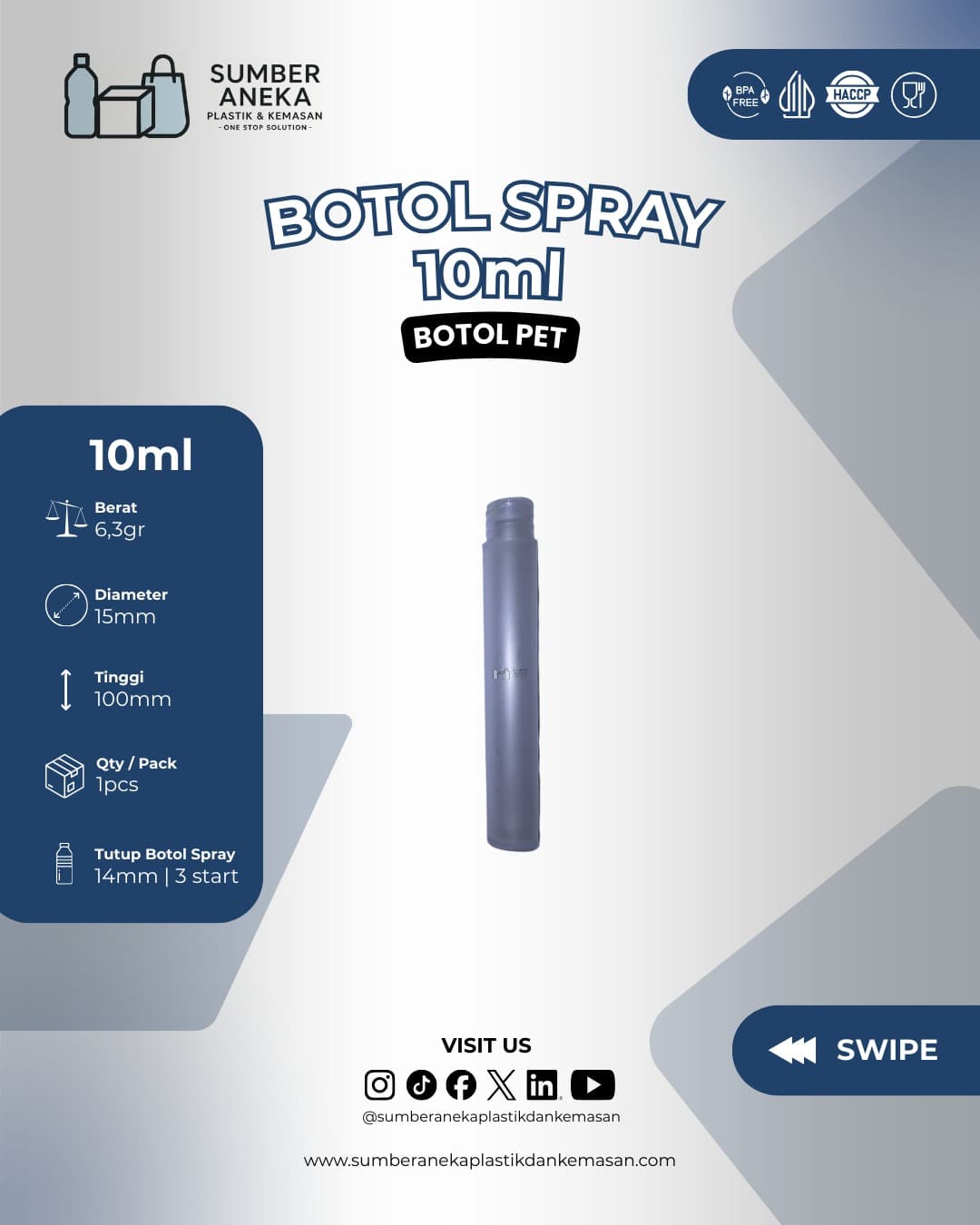 BOTOL SPRAY 10ML