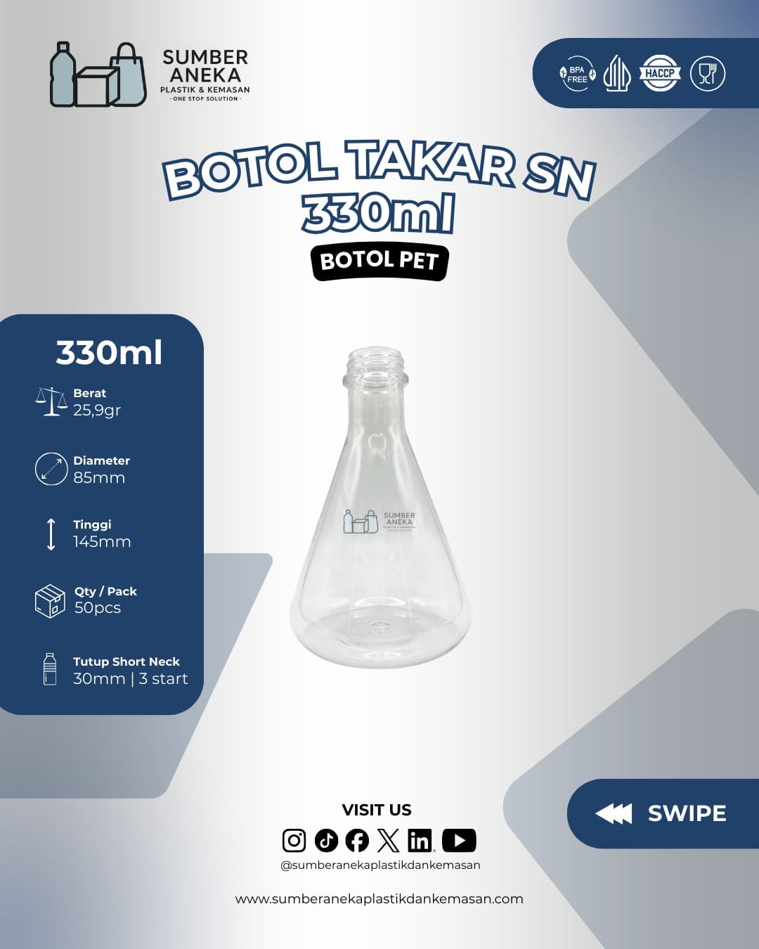BOTOL TAKAR SN 330MK