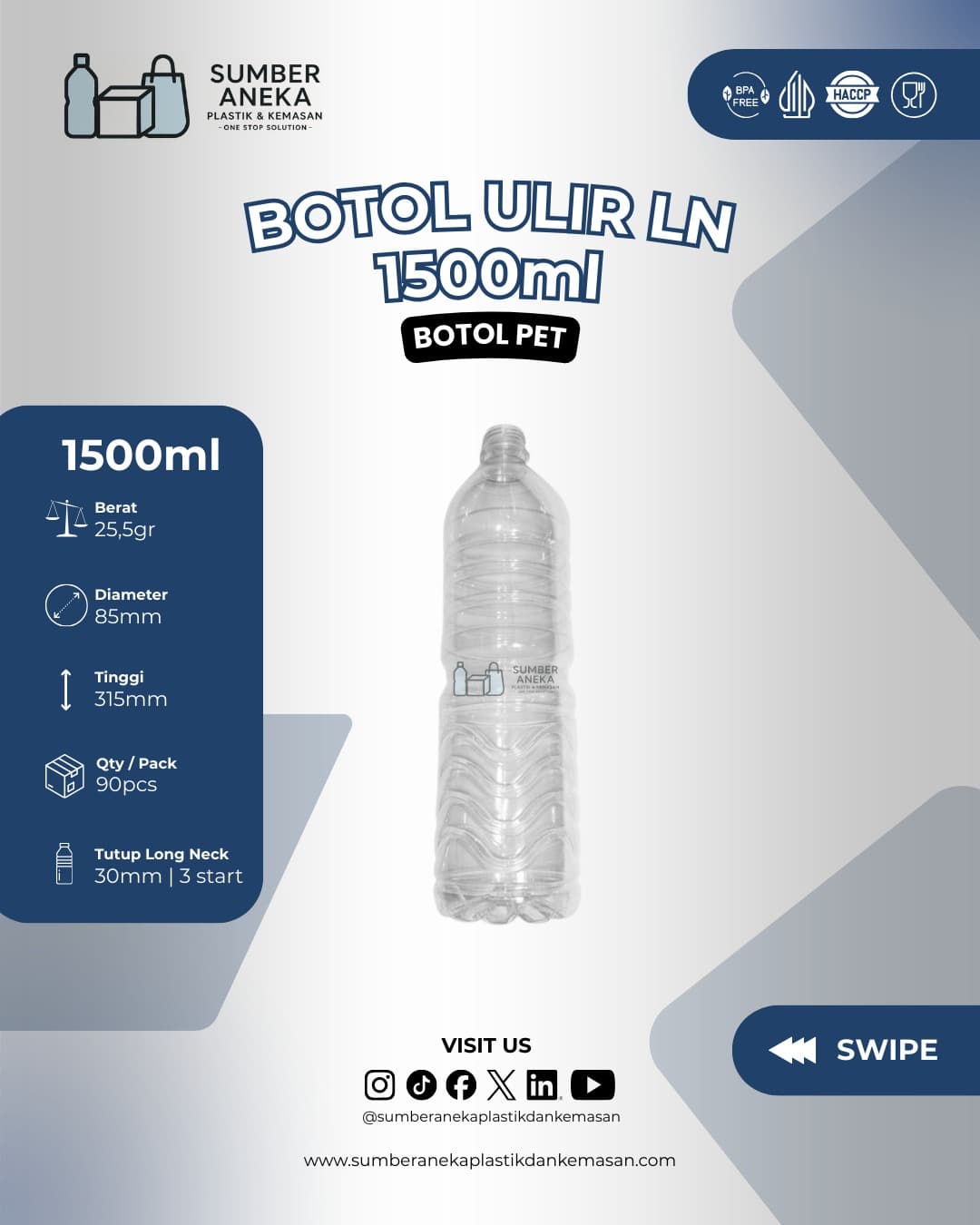 BOTOL ULIR LN 1500