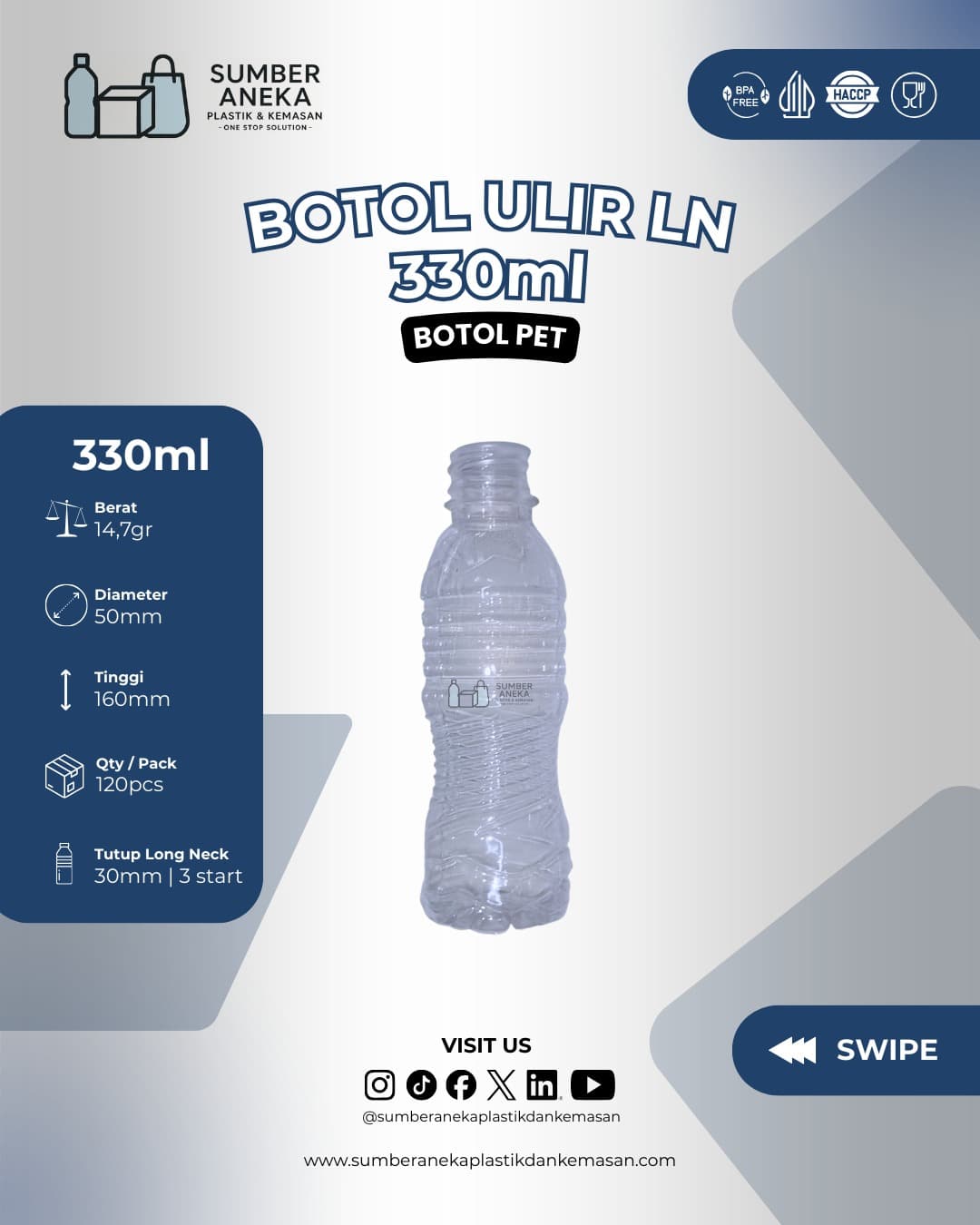 BOTOL ULIR LN 330ML