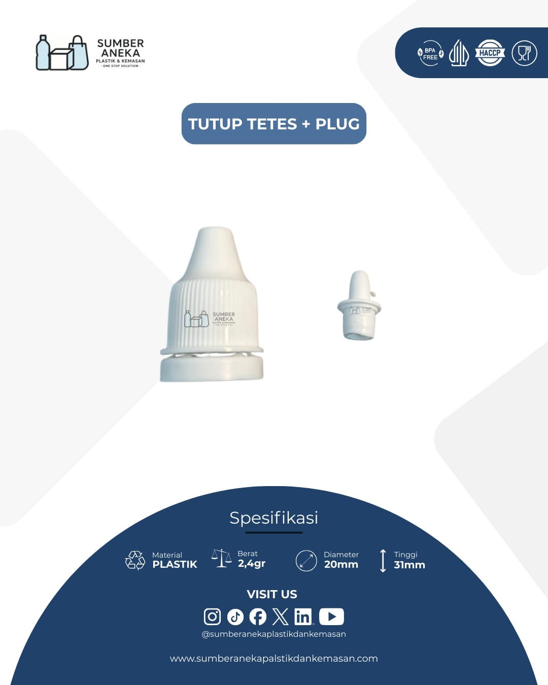 TUTUP TES PLUG