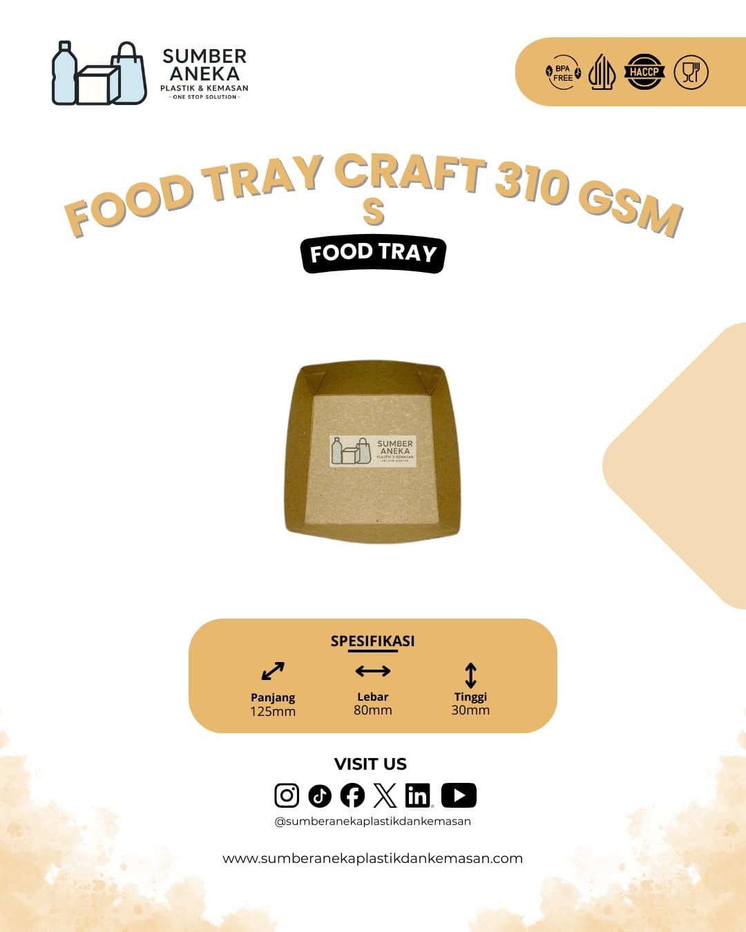 FOOD TRAY CRAFT 310 S
