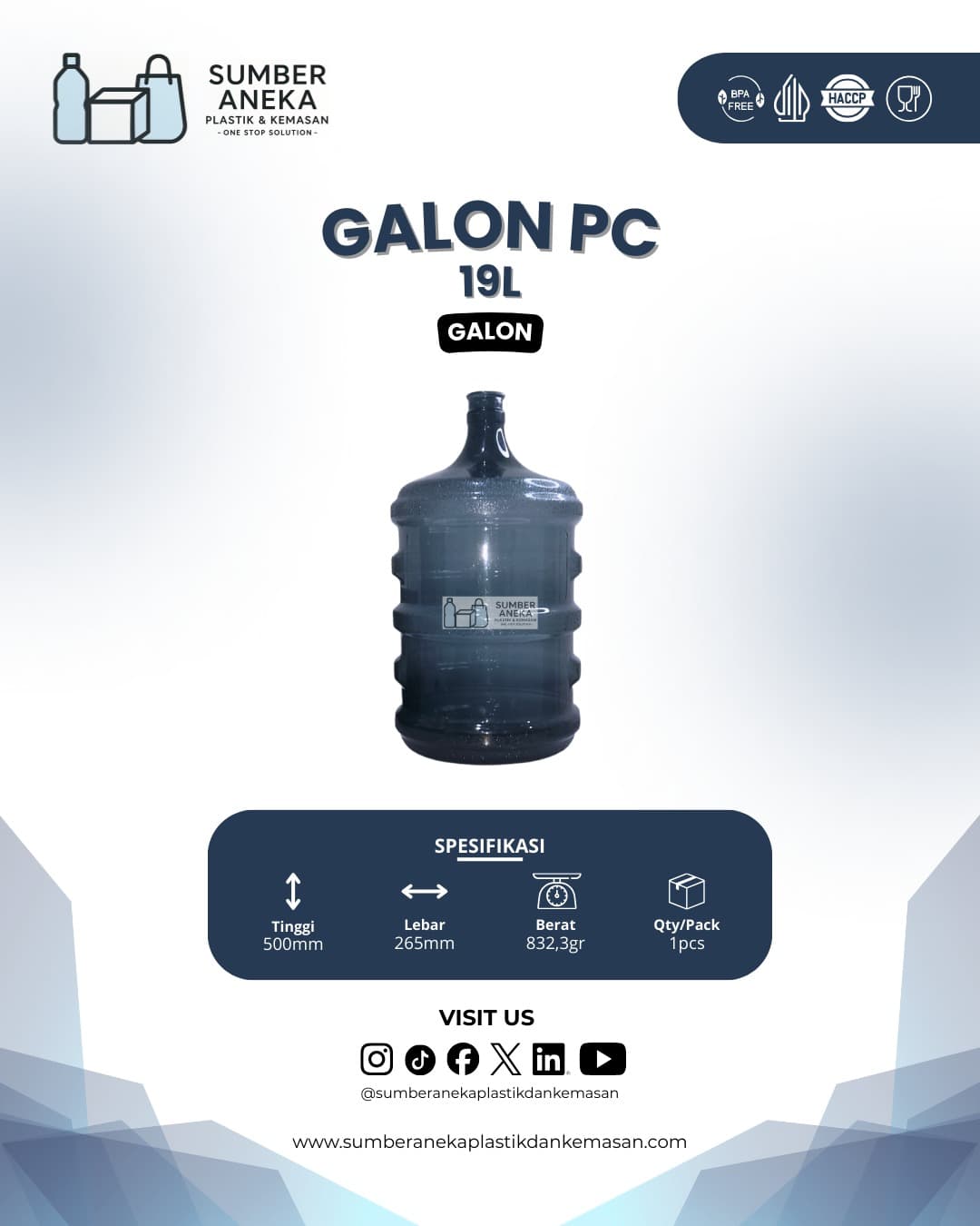 GALON PC 19L