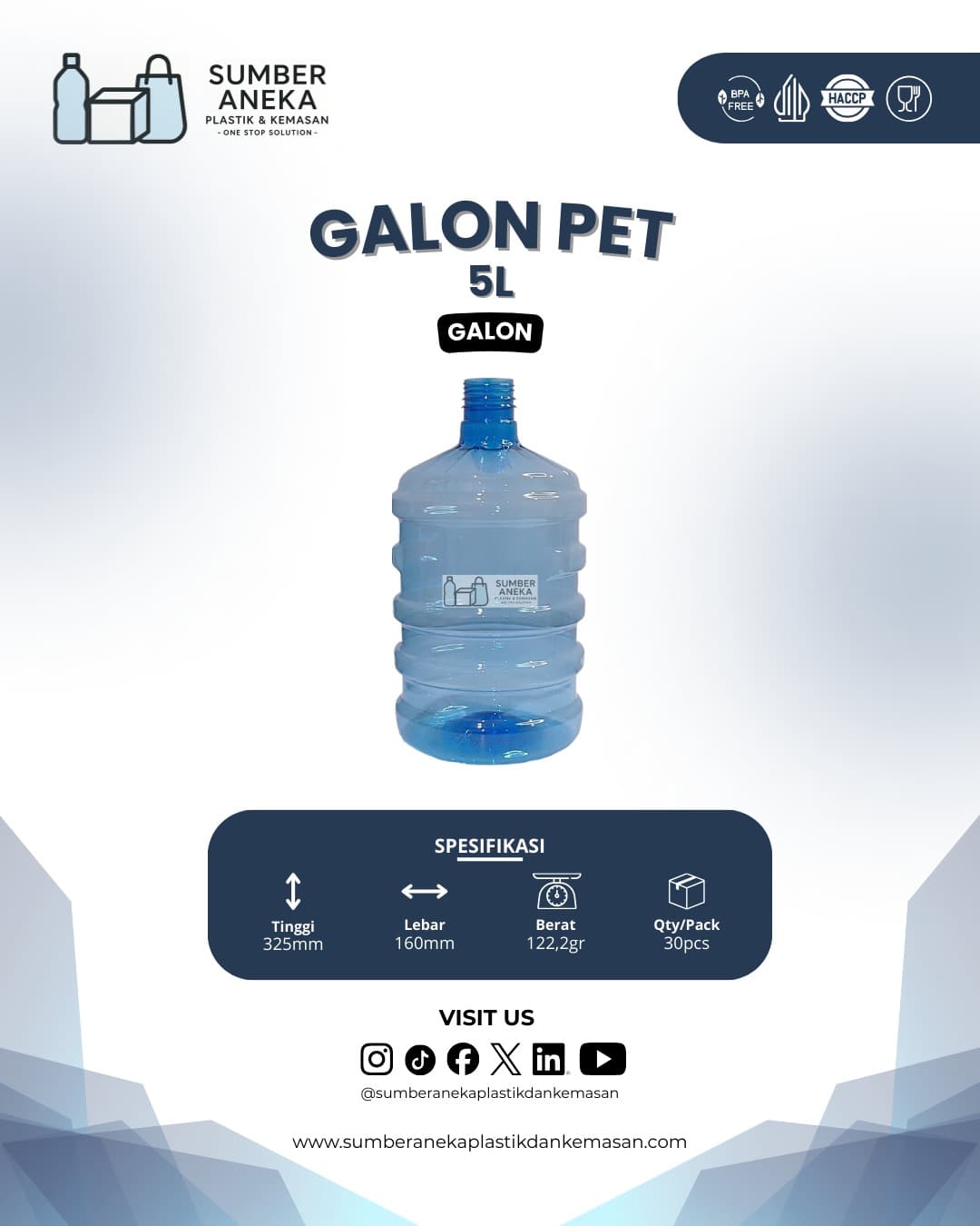 GALON PET 5L
