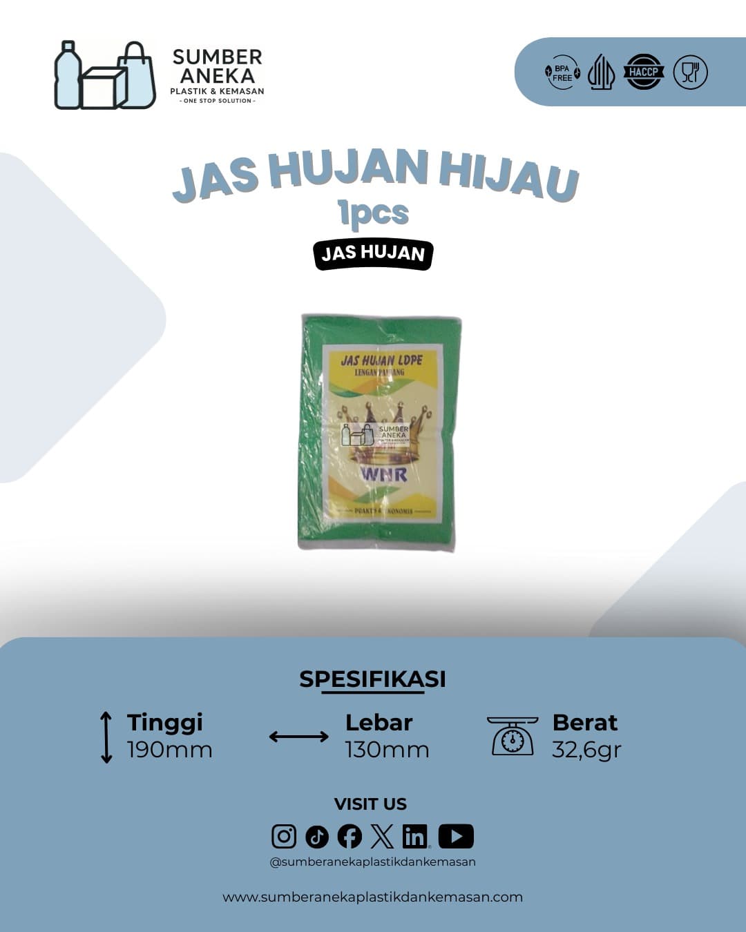 JAS HUJAN HIJAU