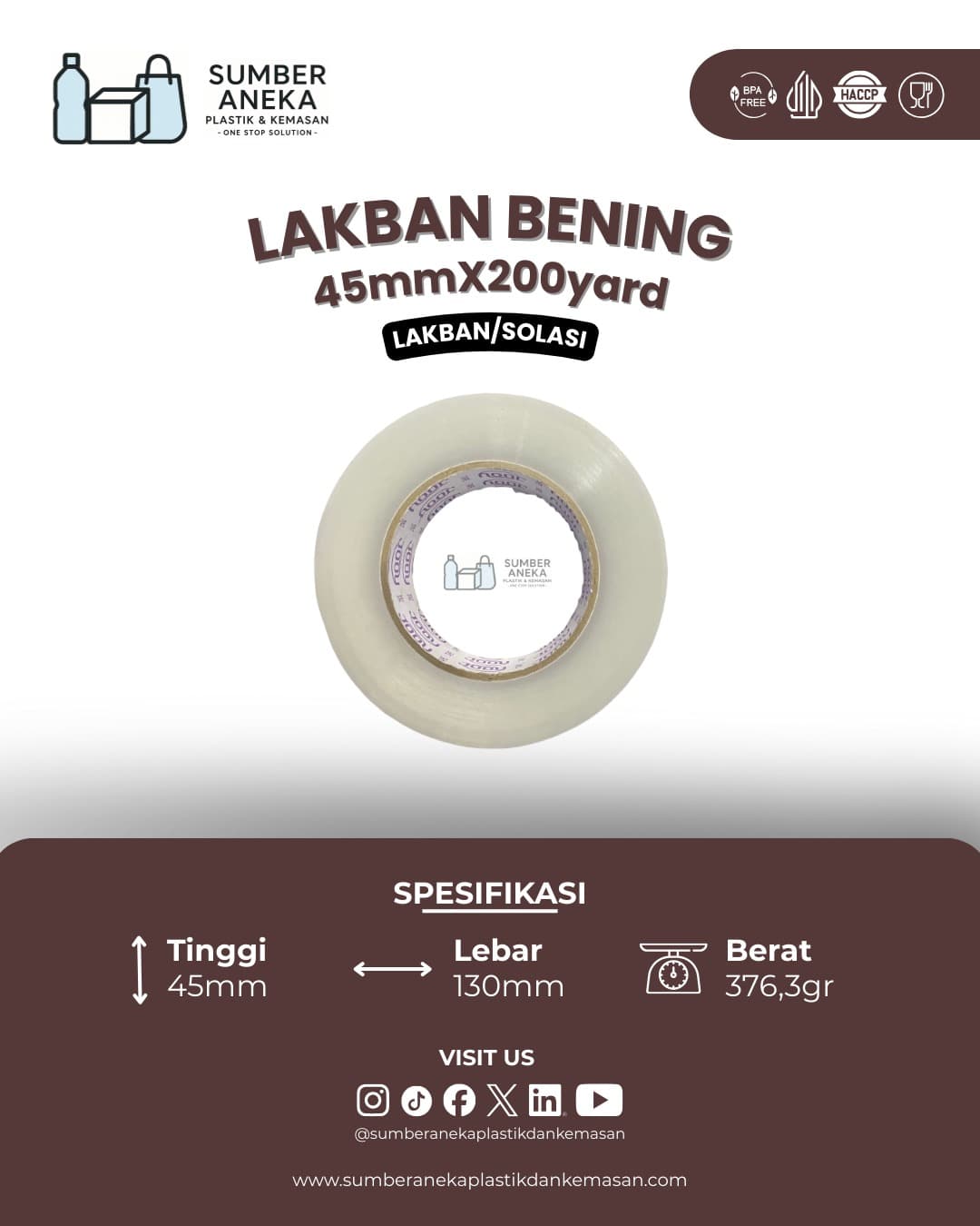 LAKBAN BENING 45X200