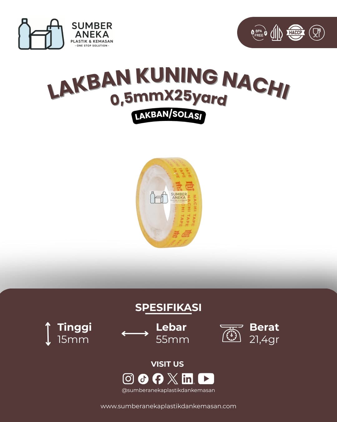 LAKBAN KUNING NACHI 0.6