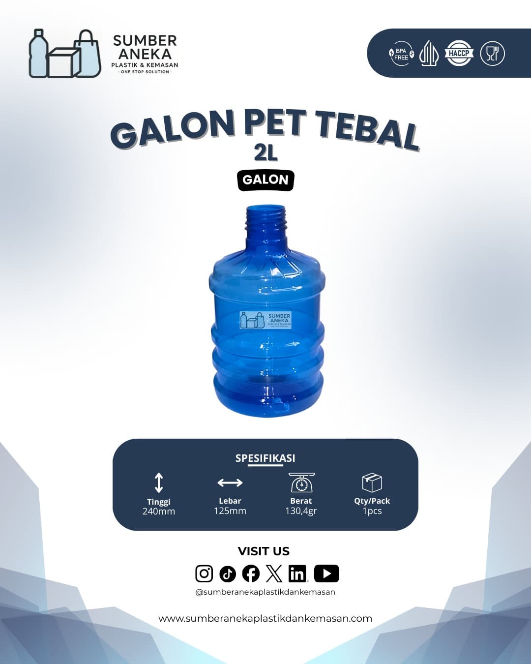 GALON TEBAL 2L