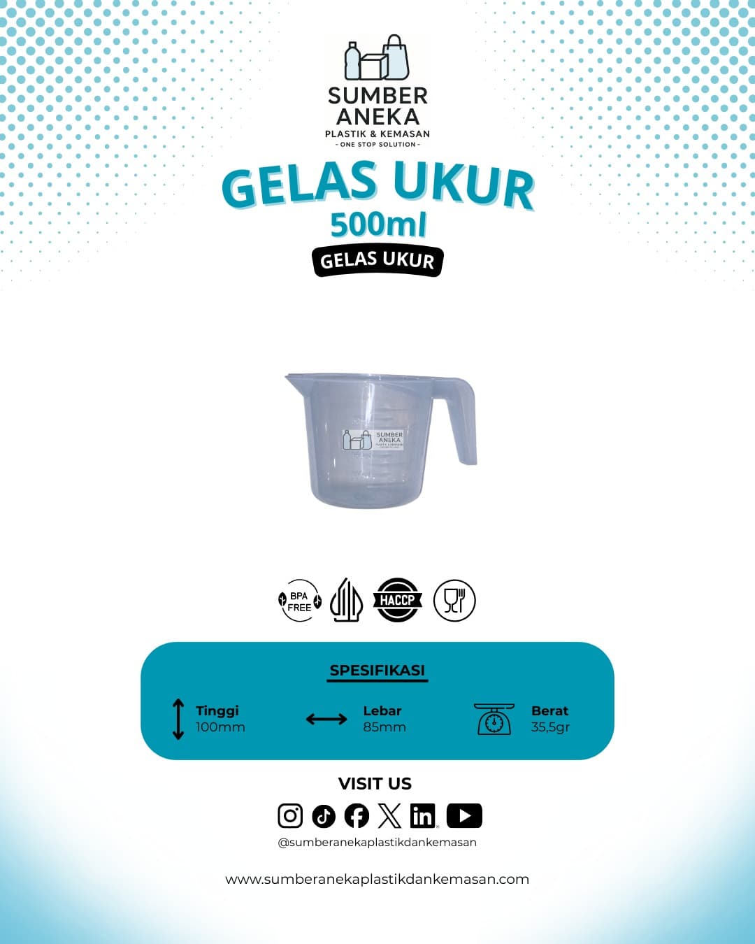 GELAS UKUR 500