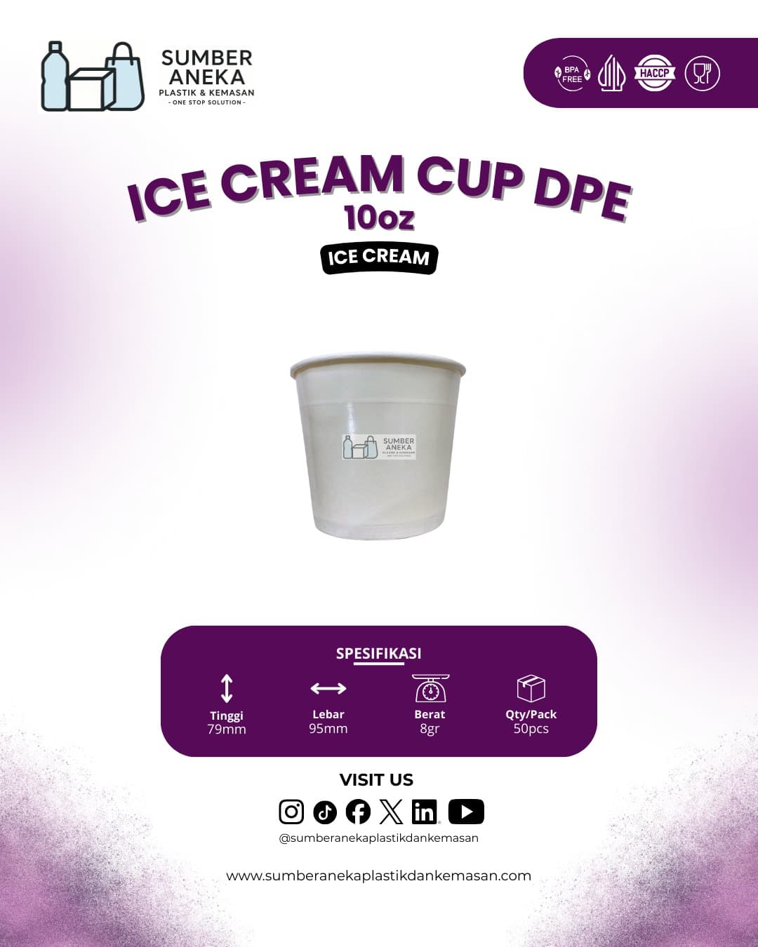 ICE CREAM CUP DPE 10OX