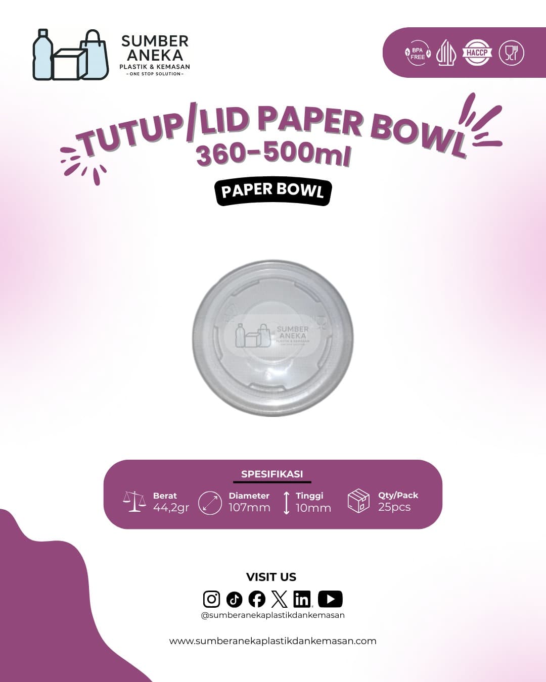 TUTU PAPERBOWL 360ML