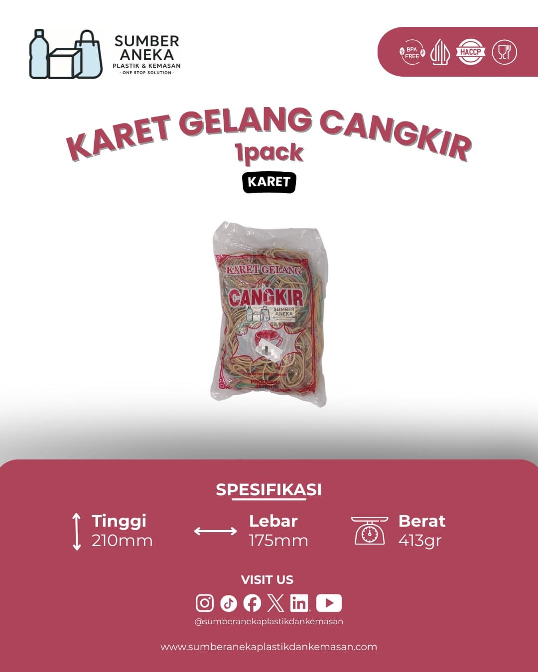 KARET GELANG CANGKIR