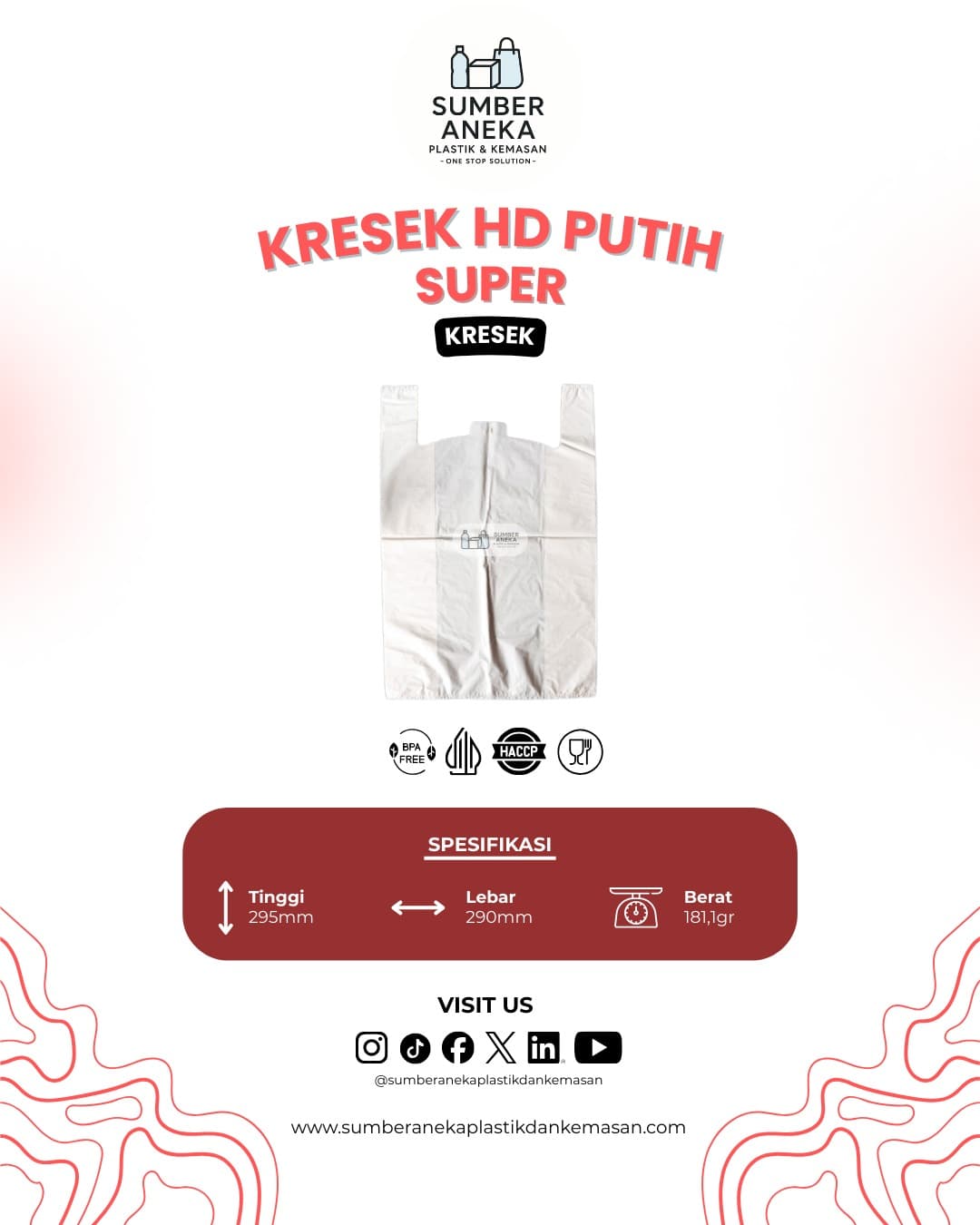 KRESEK HD PUTIH SUPER