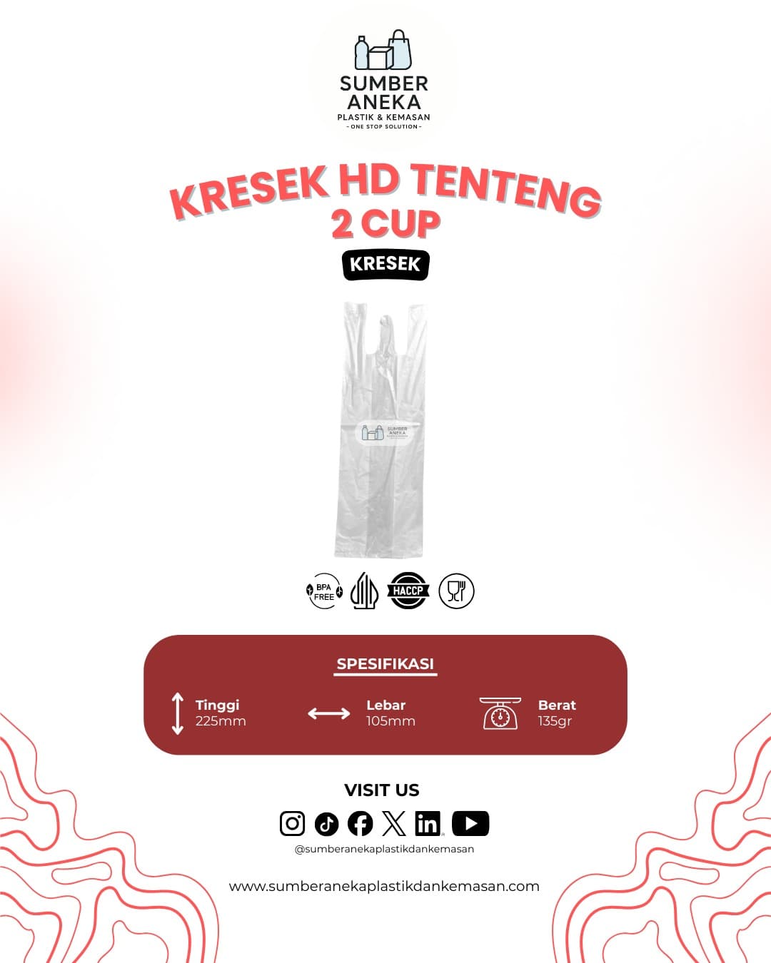 KRESEK HD TENTENG 2 CUP