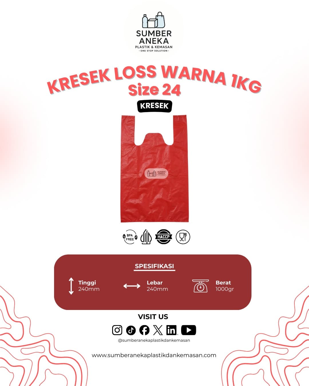 KRESEK LOSS WARNA 1KH