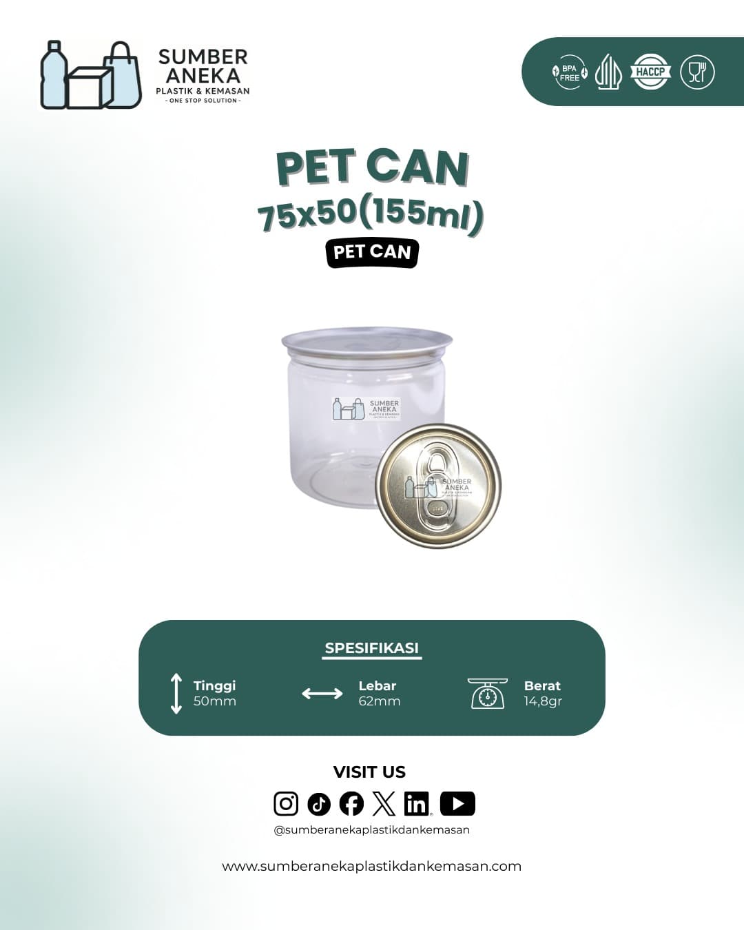 PET CAN 75X50