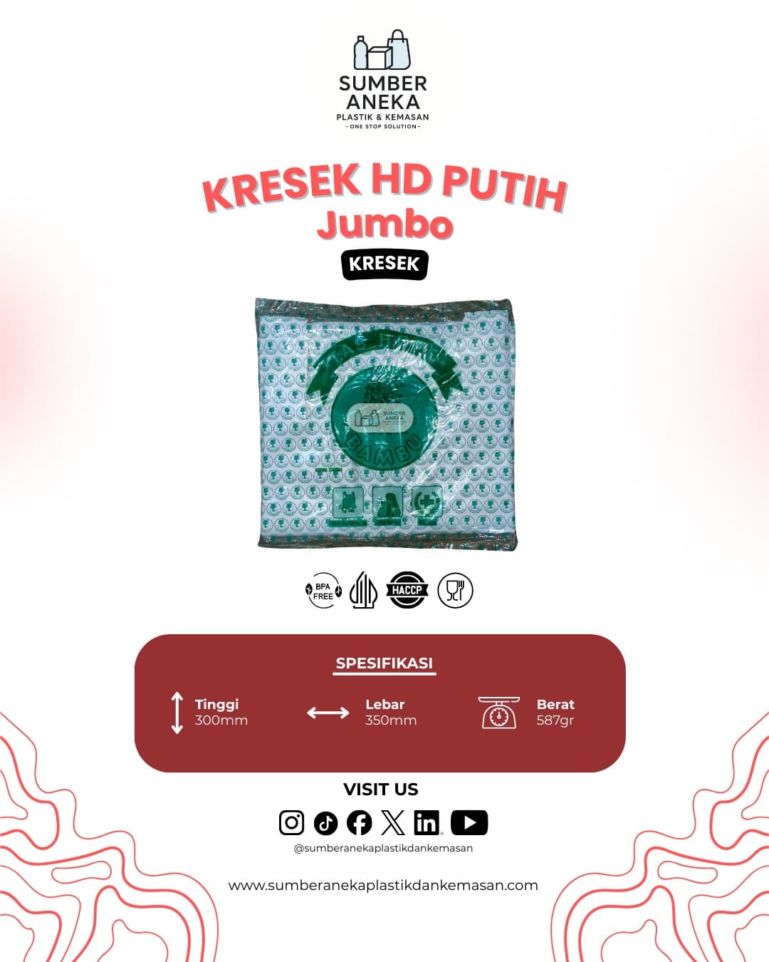 KRESEK HD PUTIH JUMBO