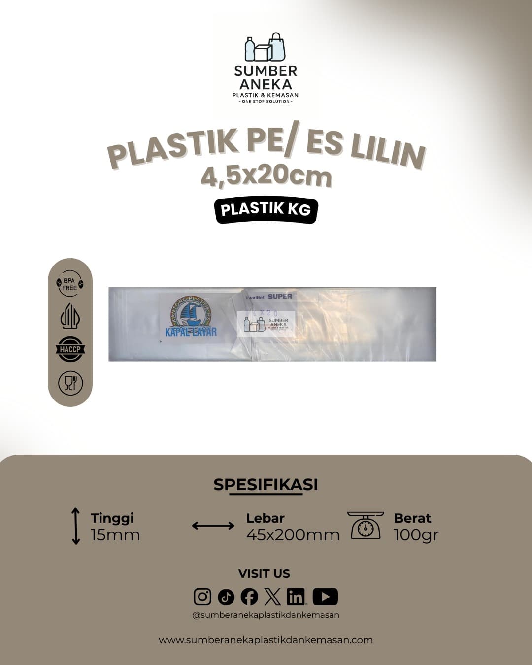 PLASTIK ES LILIN 4.5X20