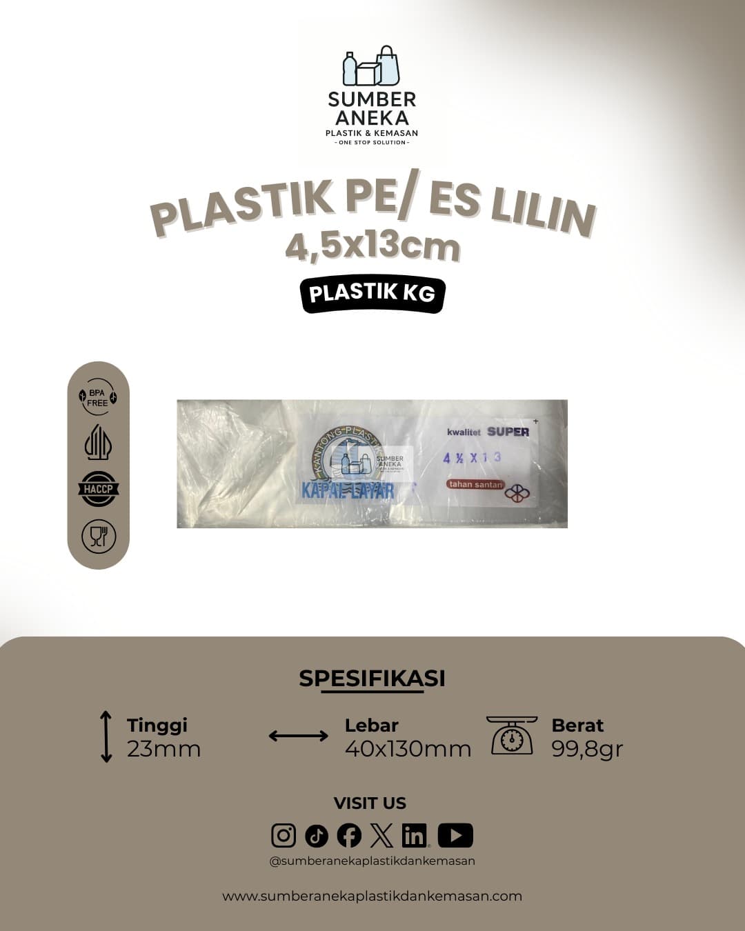 PLASTIK ES LILIN 4.5X13