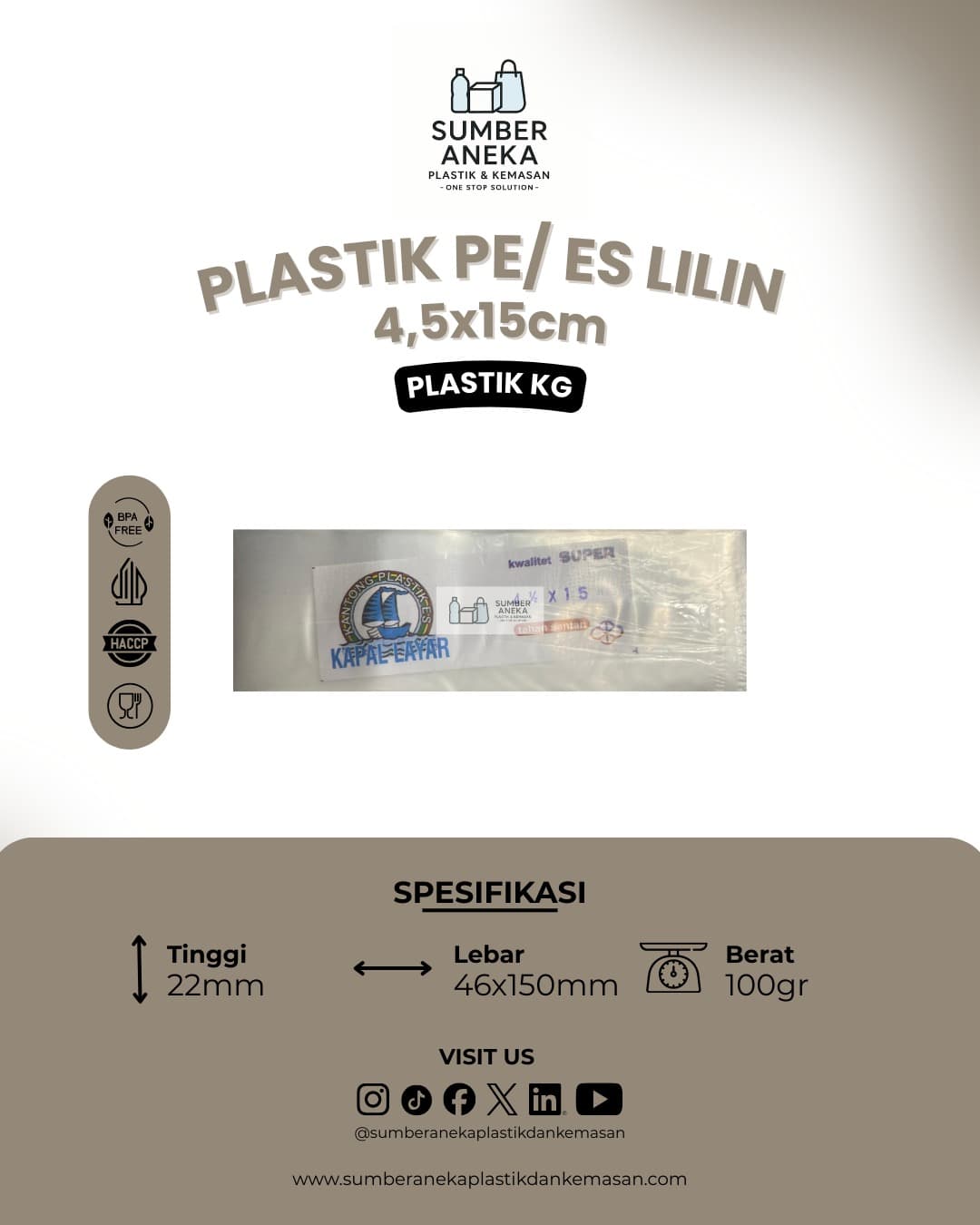PLASTIK ES LILIN 4.5X15