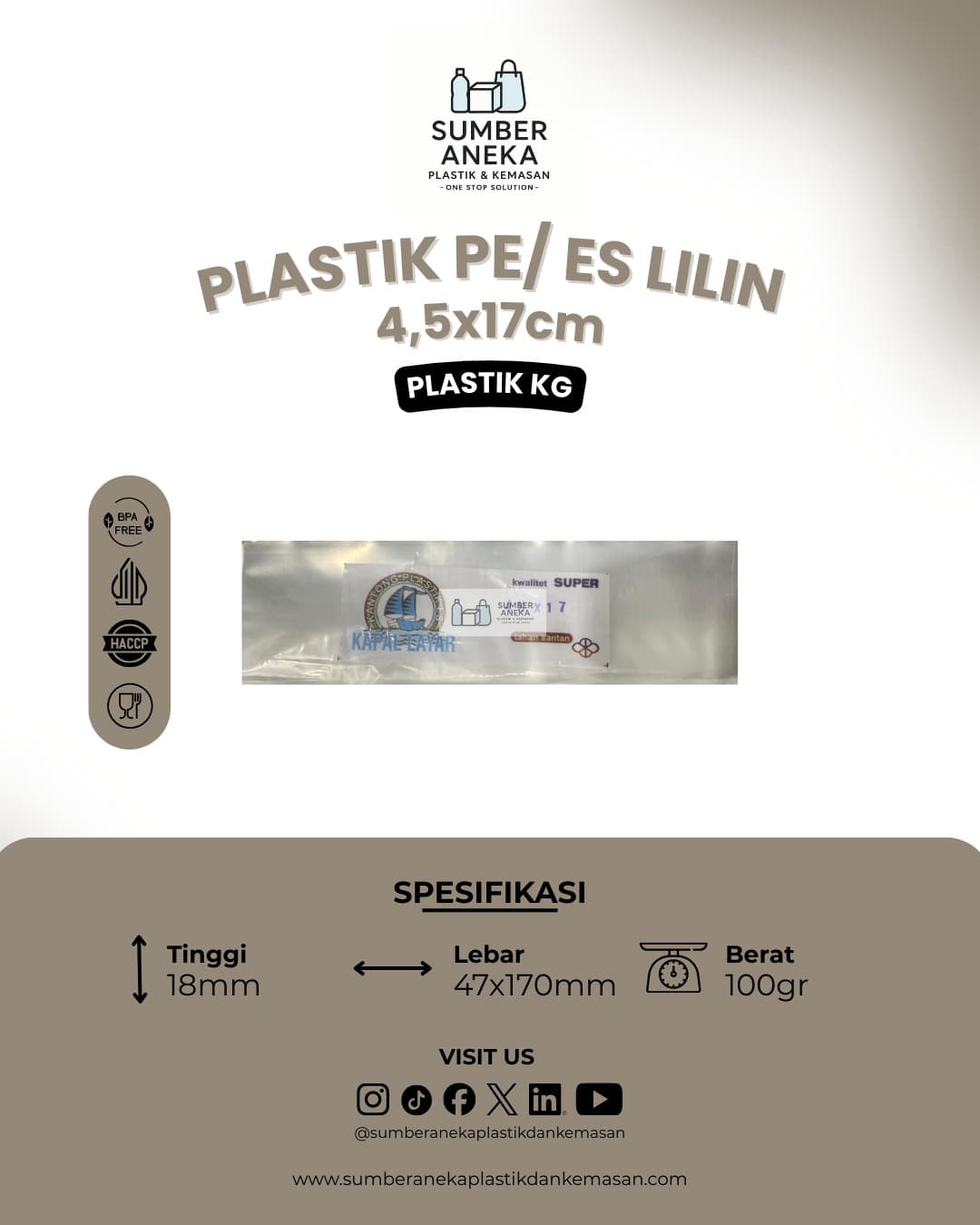 PLASTIK ES LILIN 4.5X17
