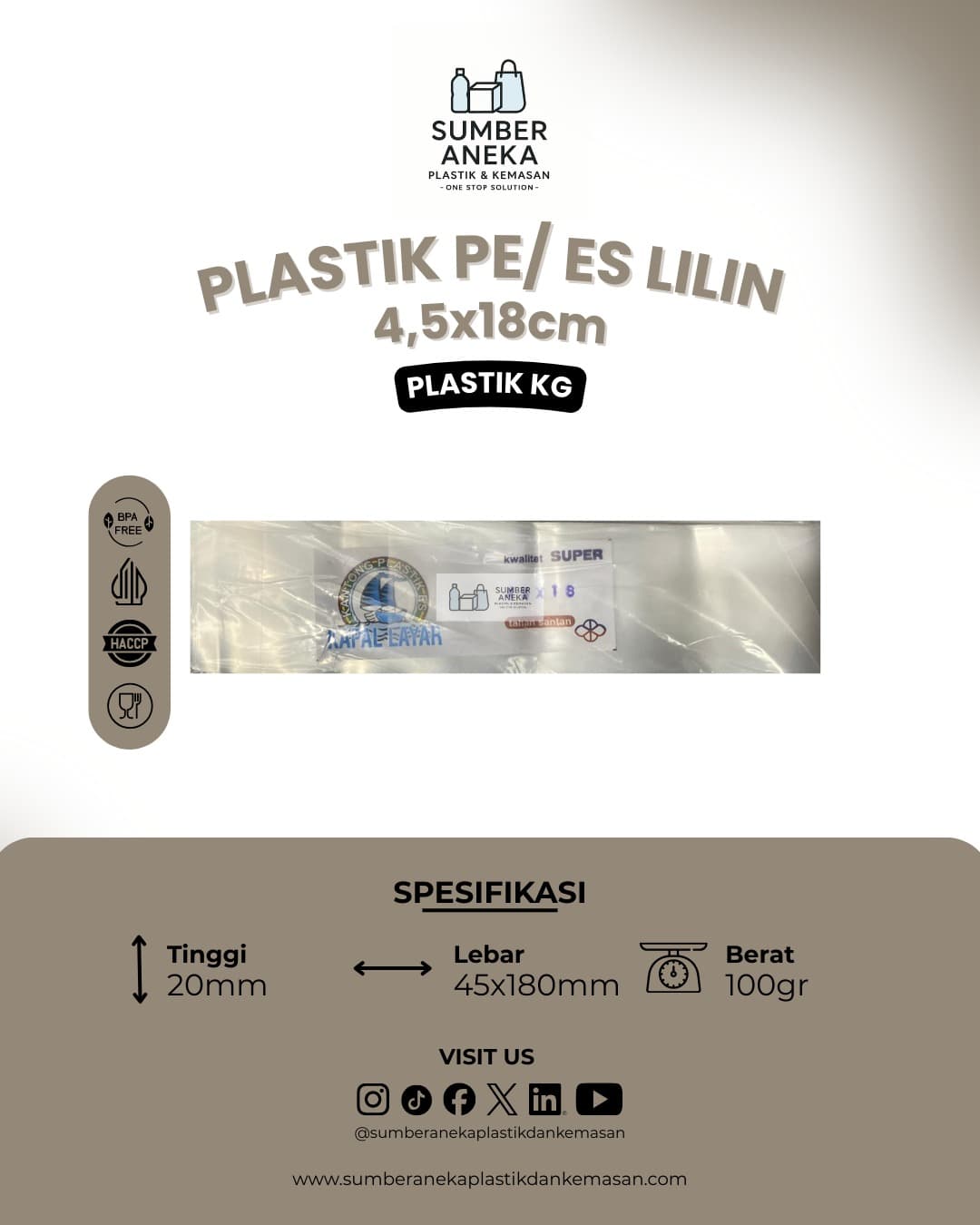 PLASTIK ES LILIN 4.5X18