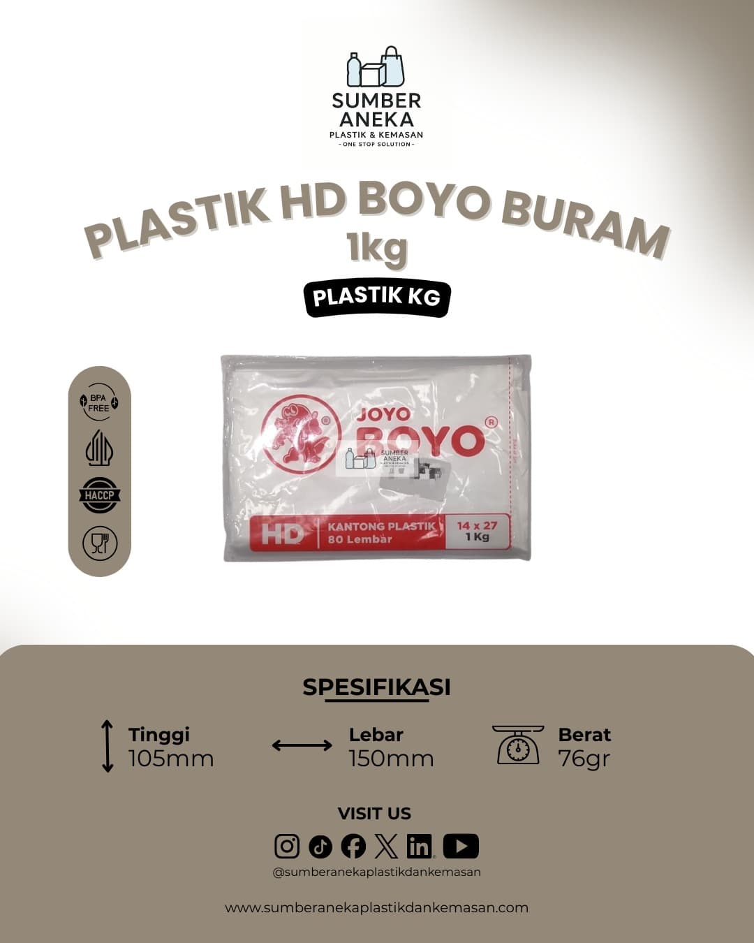 PLASTIK HD BOYO BURAM 1KG