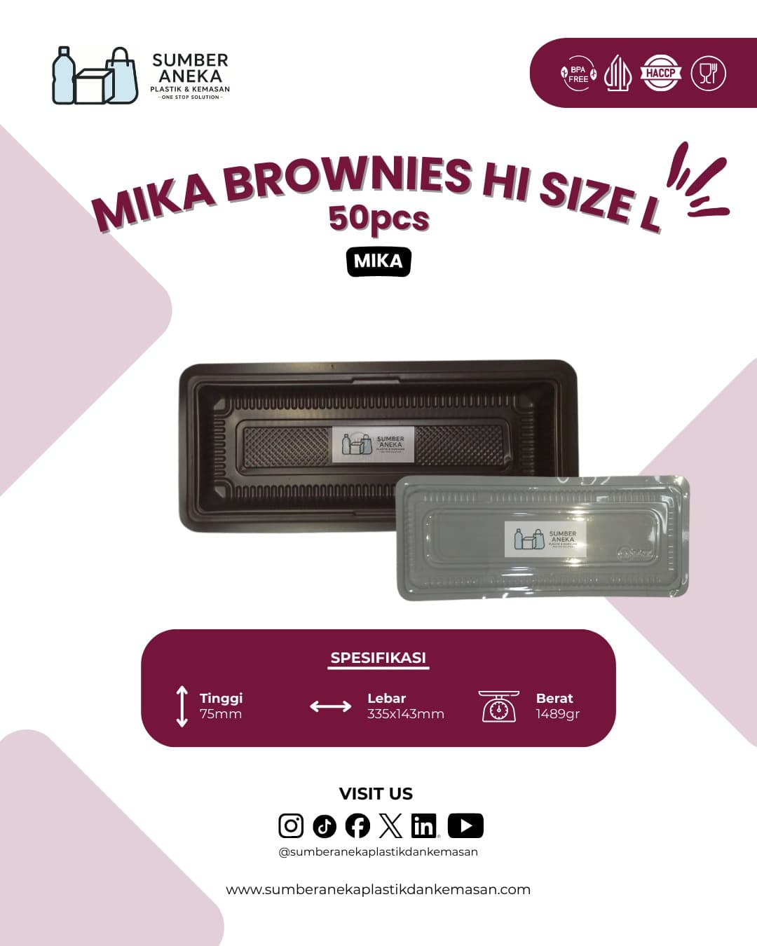 MIKA BROWNIES HI SIZE L