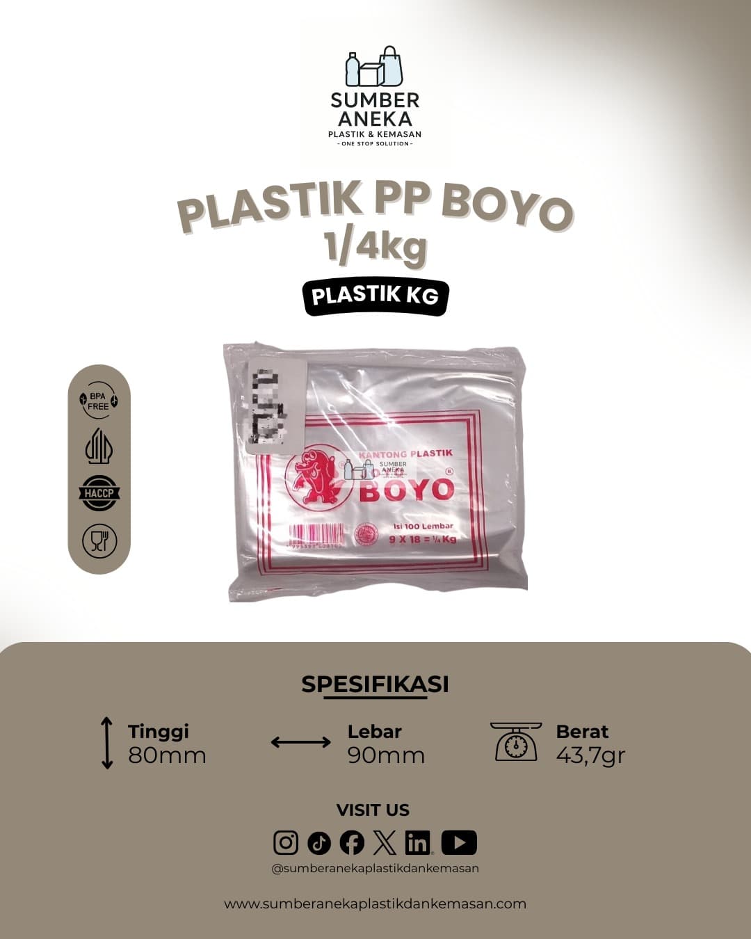 PLASTIK BOYO 1.4 KG