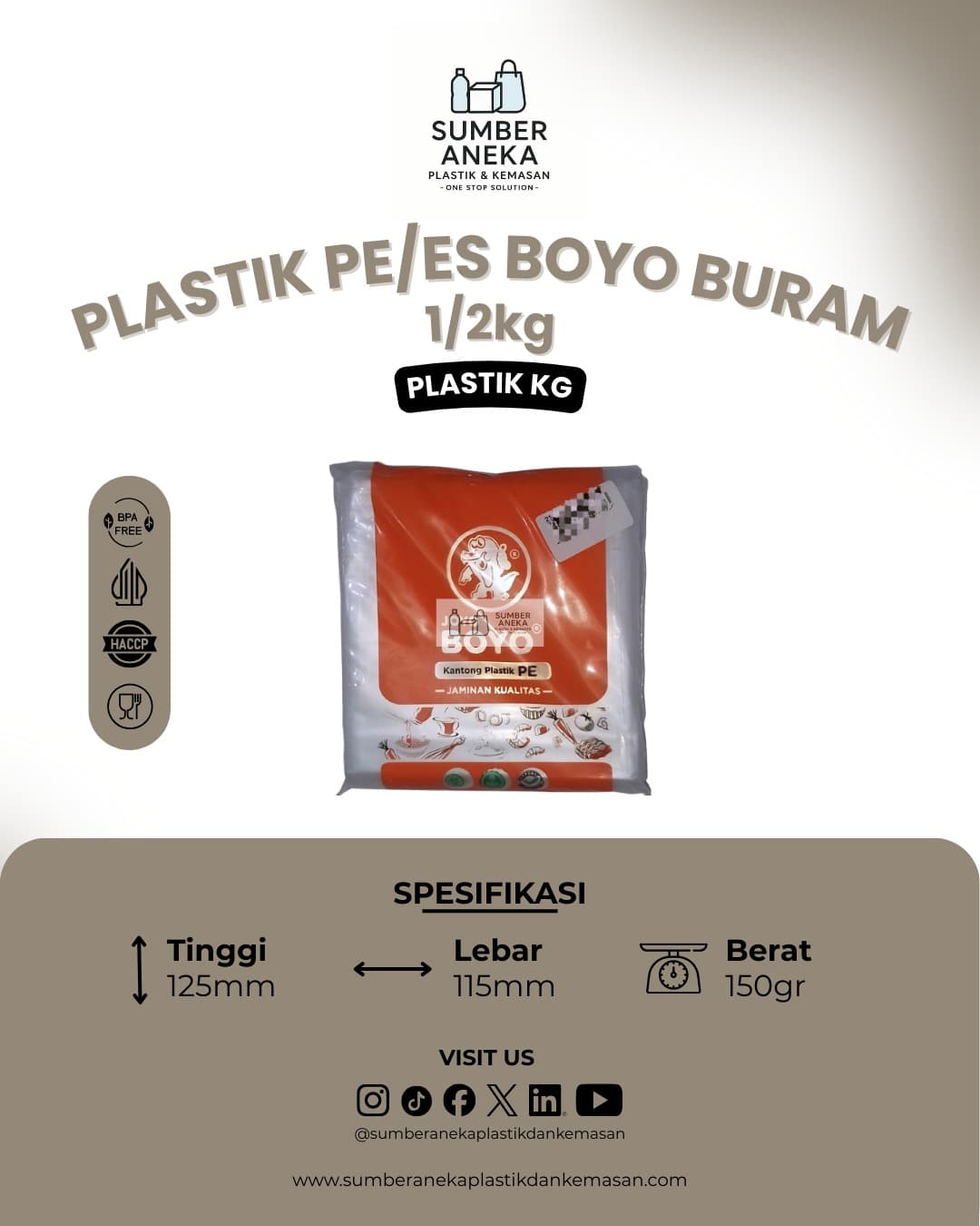 PLASTIK BOYO BURAM 1.5KG
