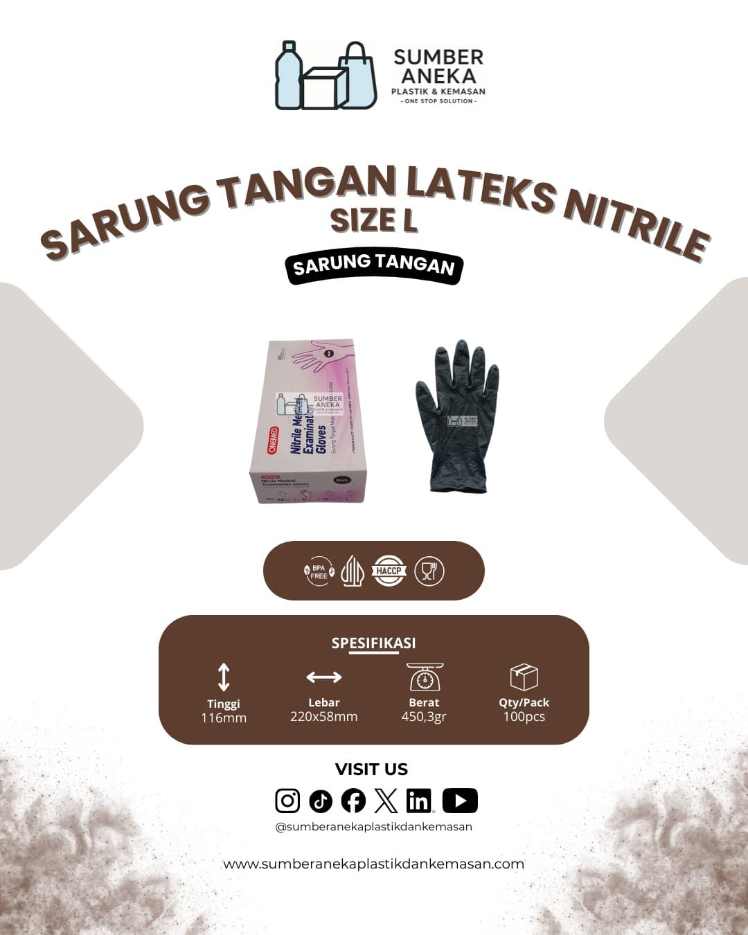 SARUNG TANGAN LATEKS L