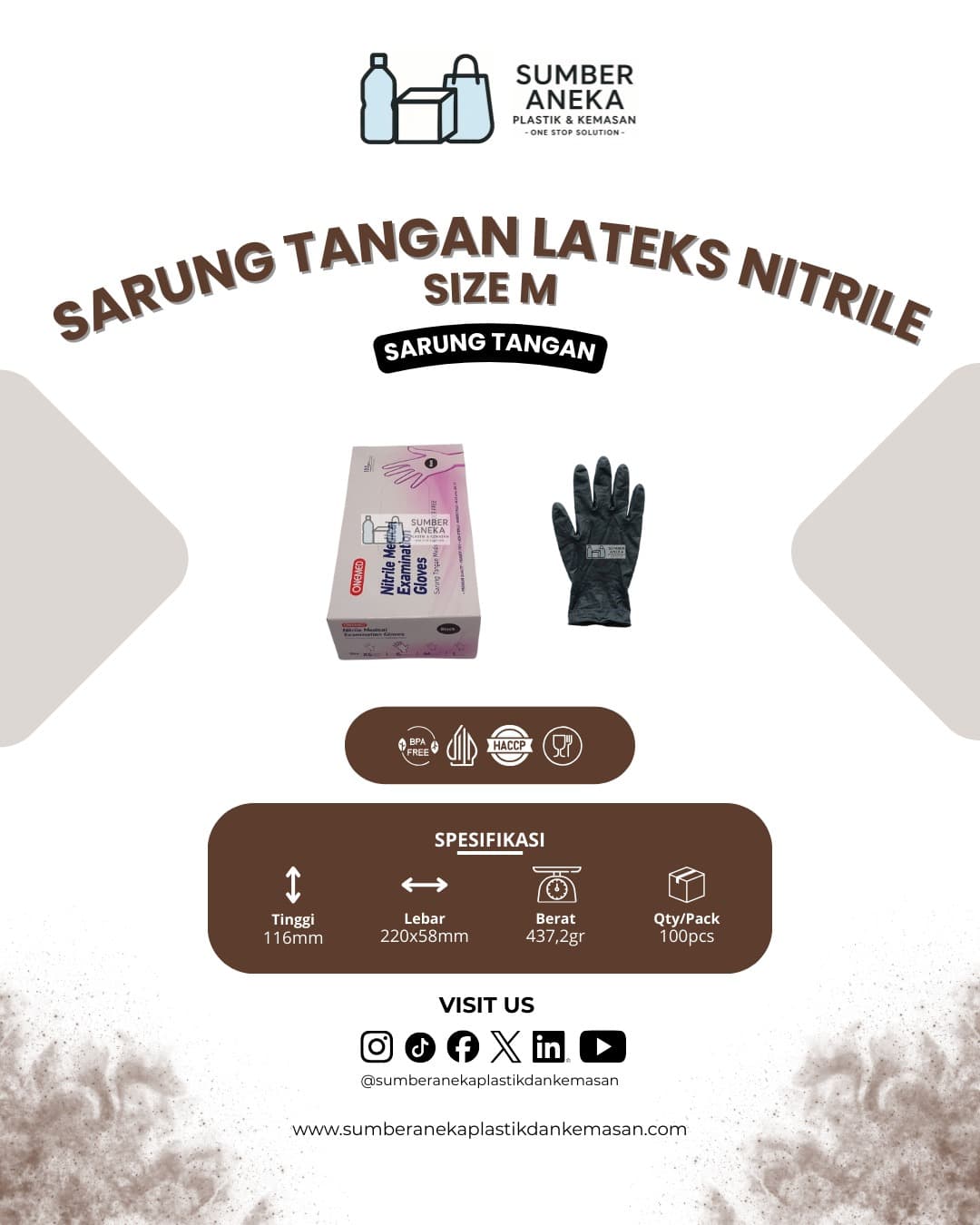 SARUNG TANGAN LATEKS M