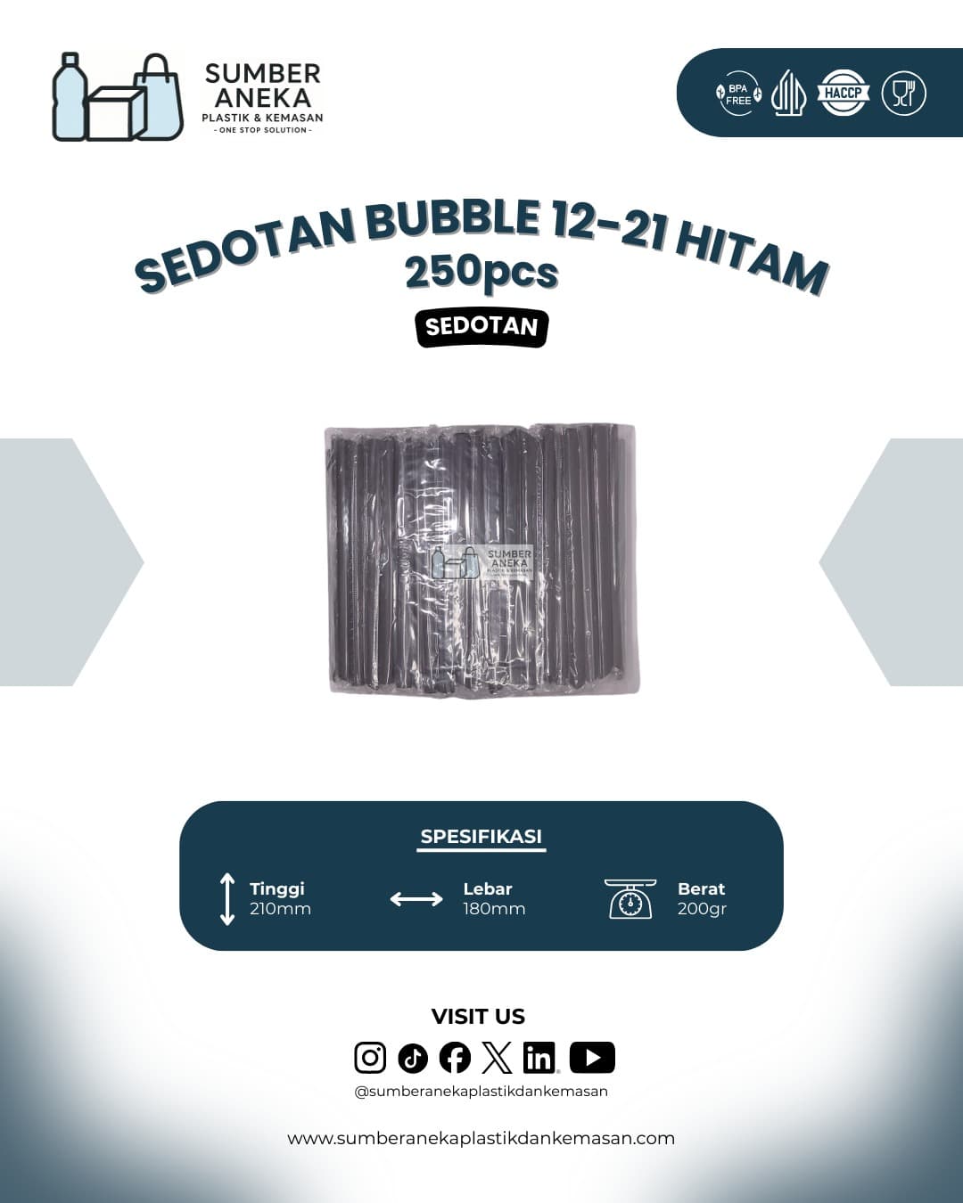 SEDOTAN BUBBLE 12 HITAM