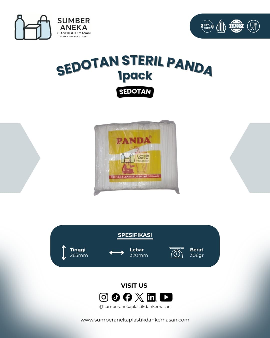 SEDOTAN STERIL PANDA