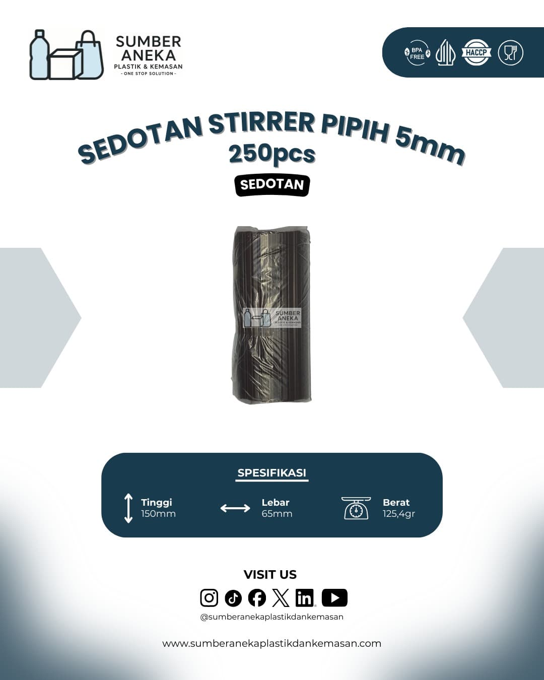 SEDOTAN STIRRER PIPIH 5MM