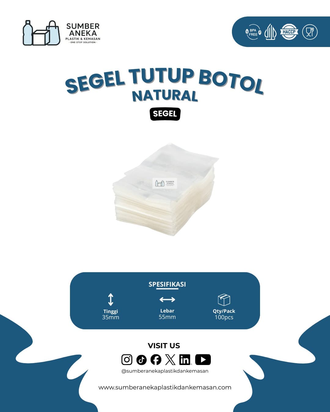SEGEL TUTUP BOTOL NATURAL