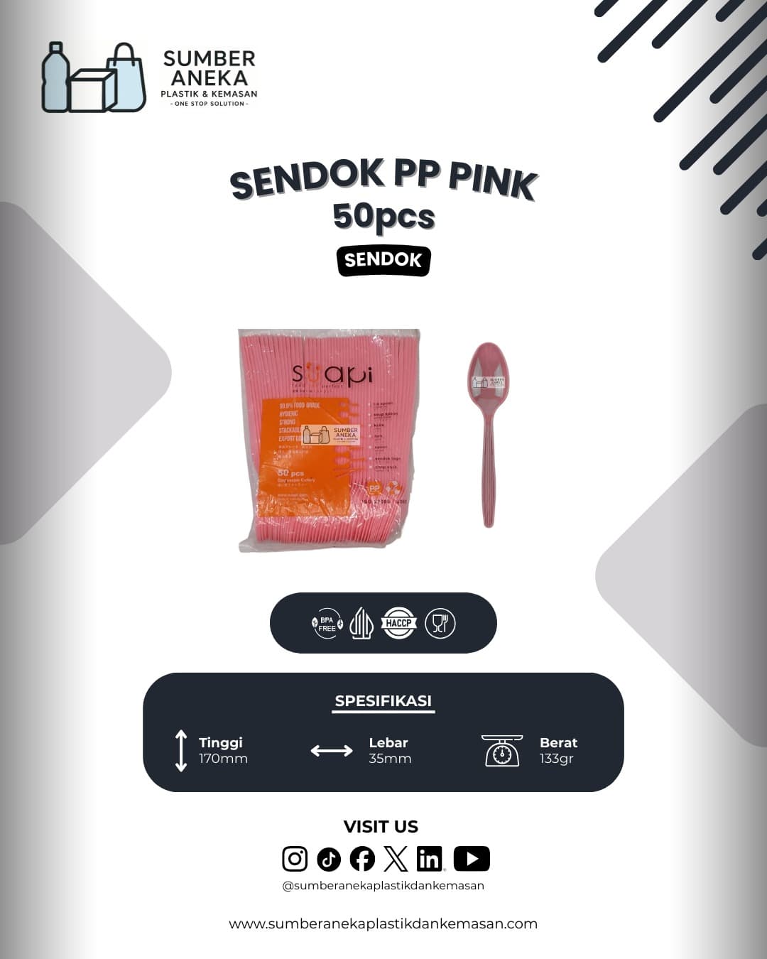 SENDOK PP PINK