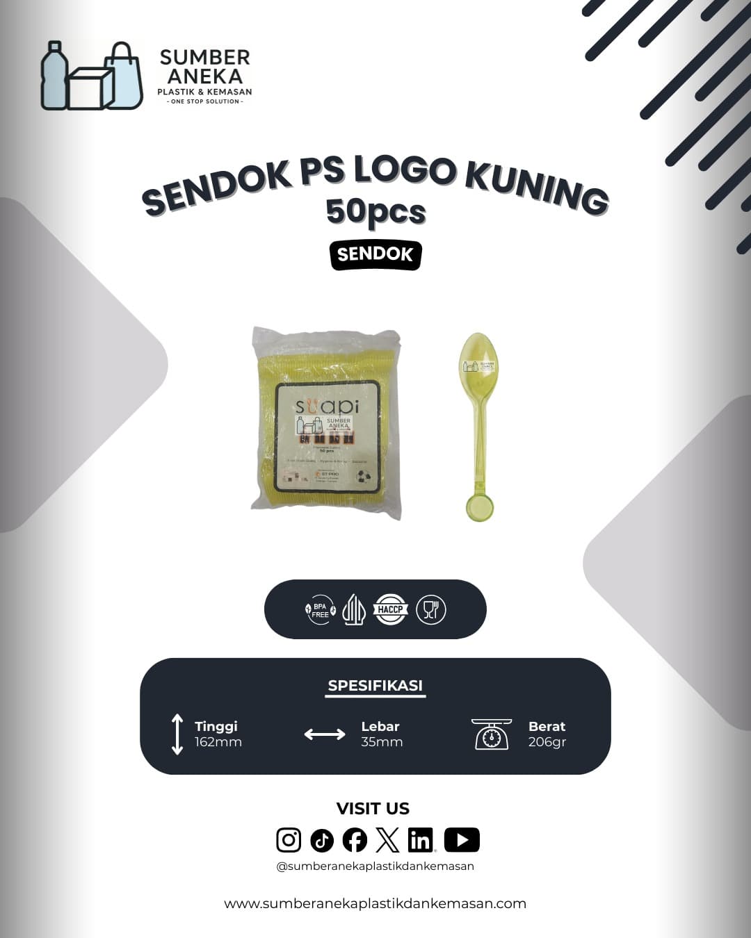 SENDOK PS LOGO KUNING