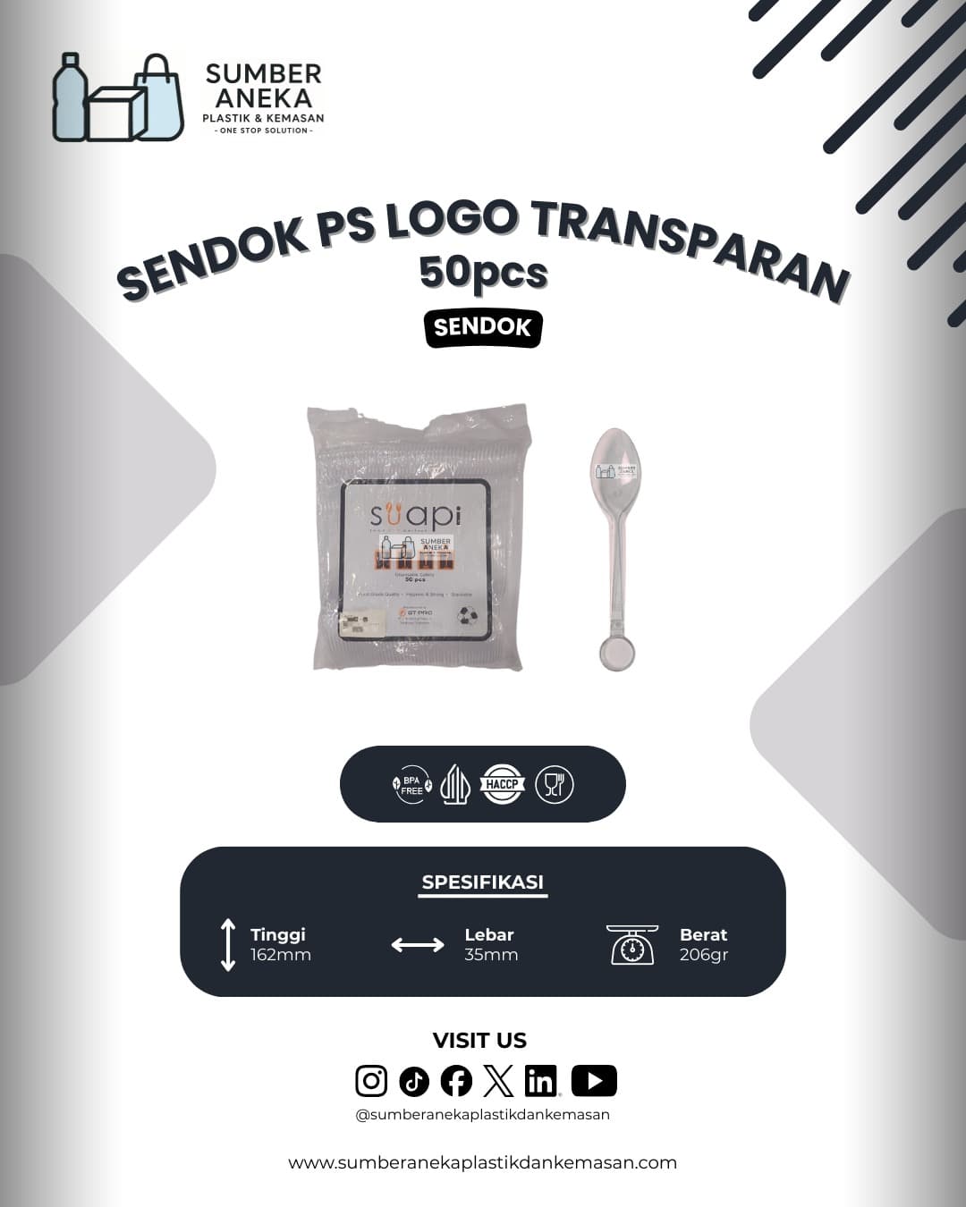 SENDOK PS LOGO TRANSAPARAN