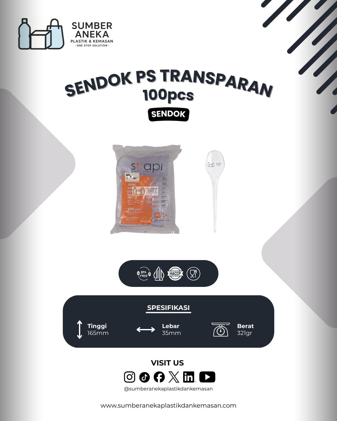SENDOK PS TRANSPARANT