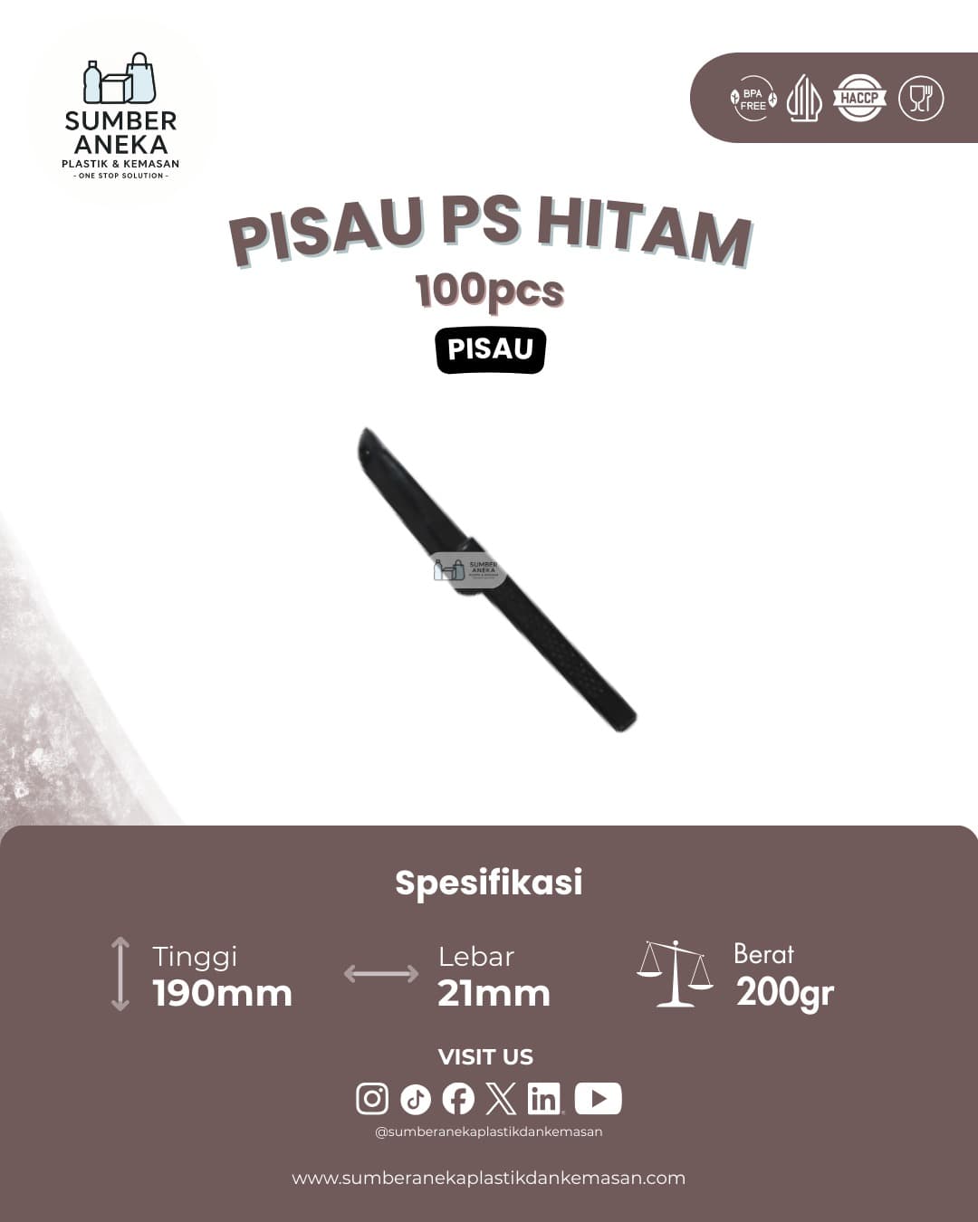 PISAU PS HITAM
