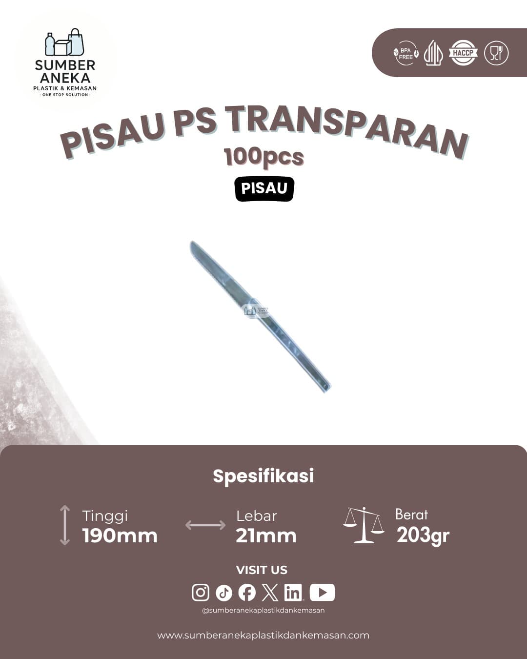 PISAU PS TRANSPARAN