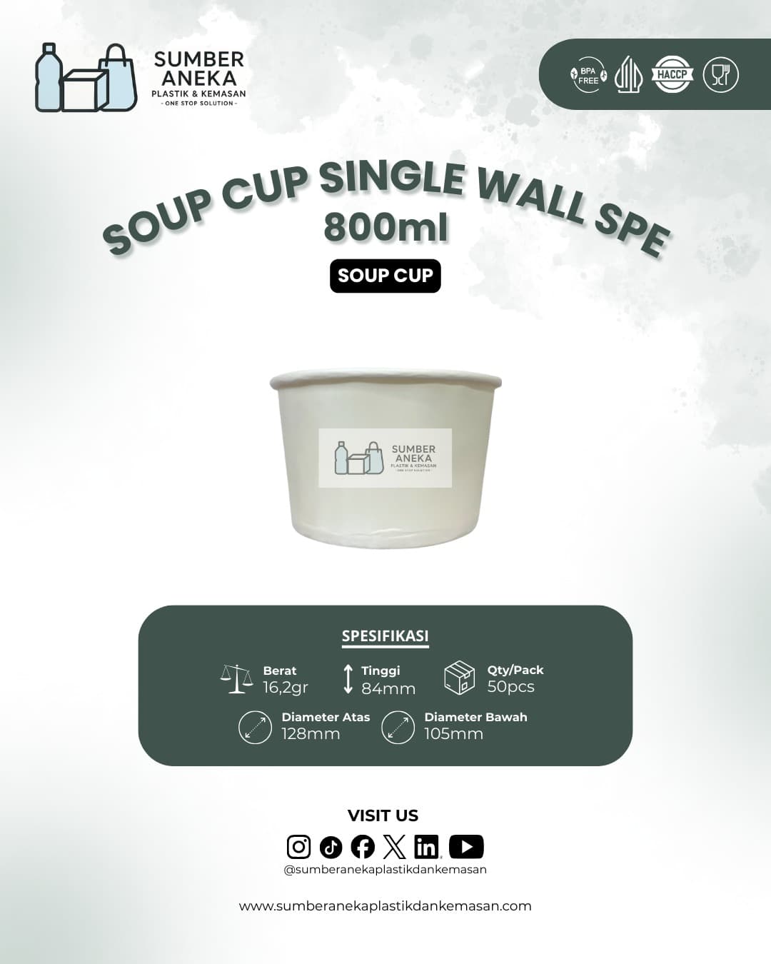 SOUP COUP SINGLE WALL 800