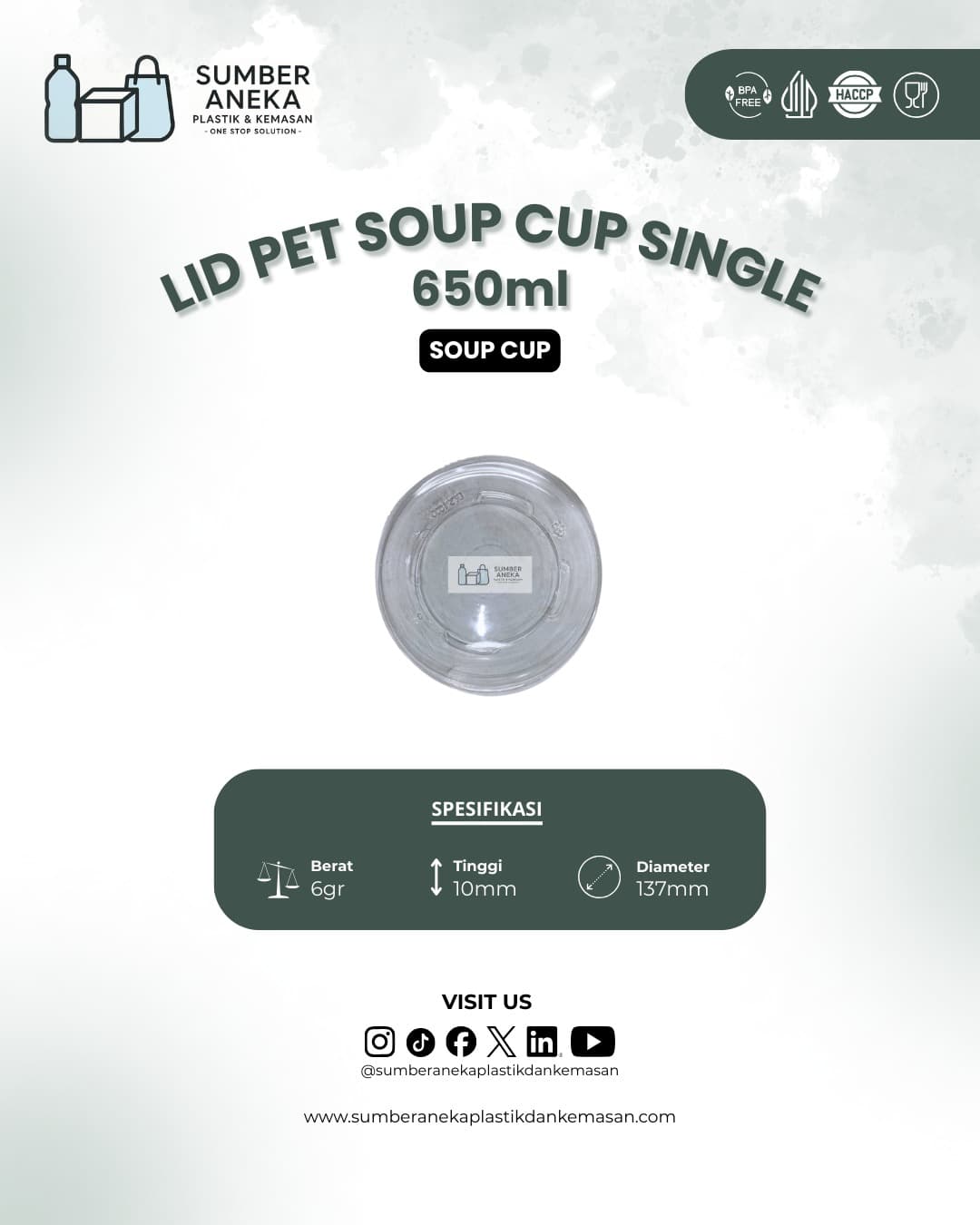 SOUP COUP TUTUP 650