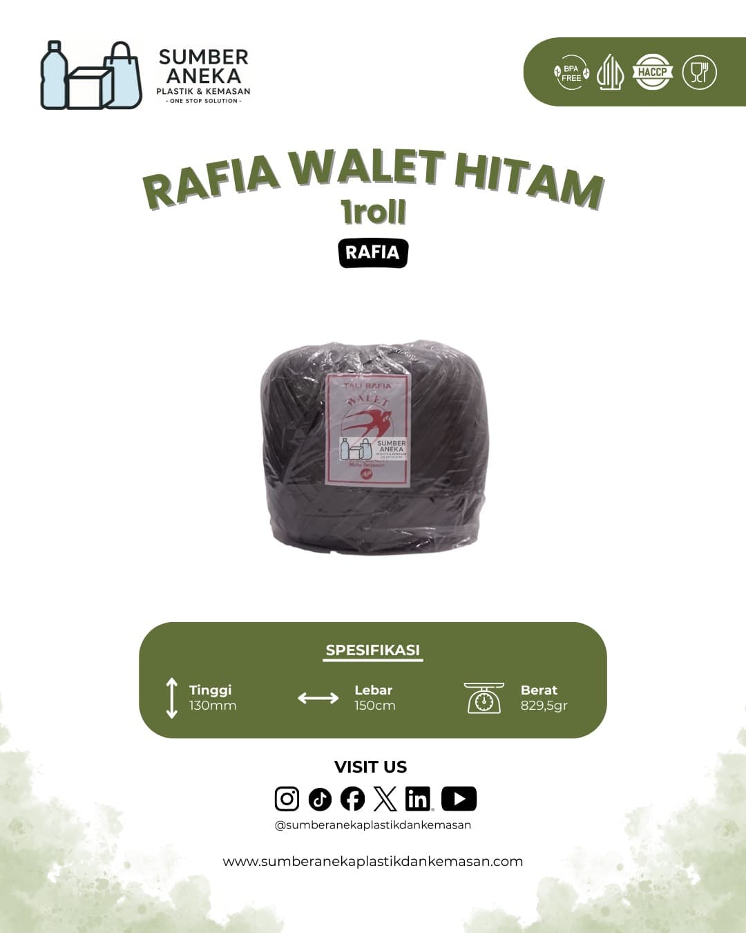 RAFIA WALET HITAM