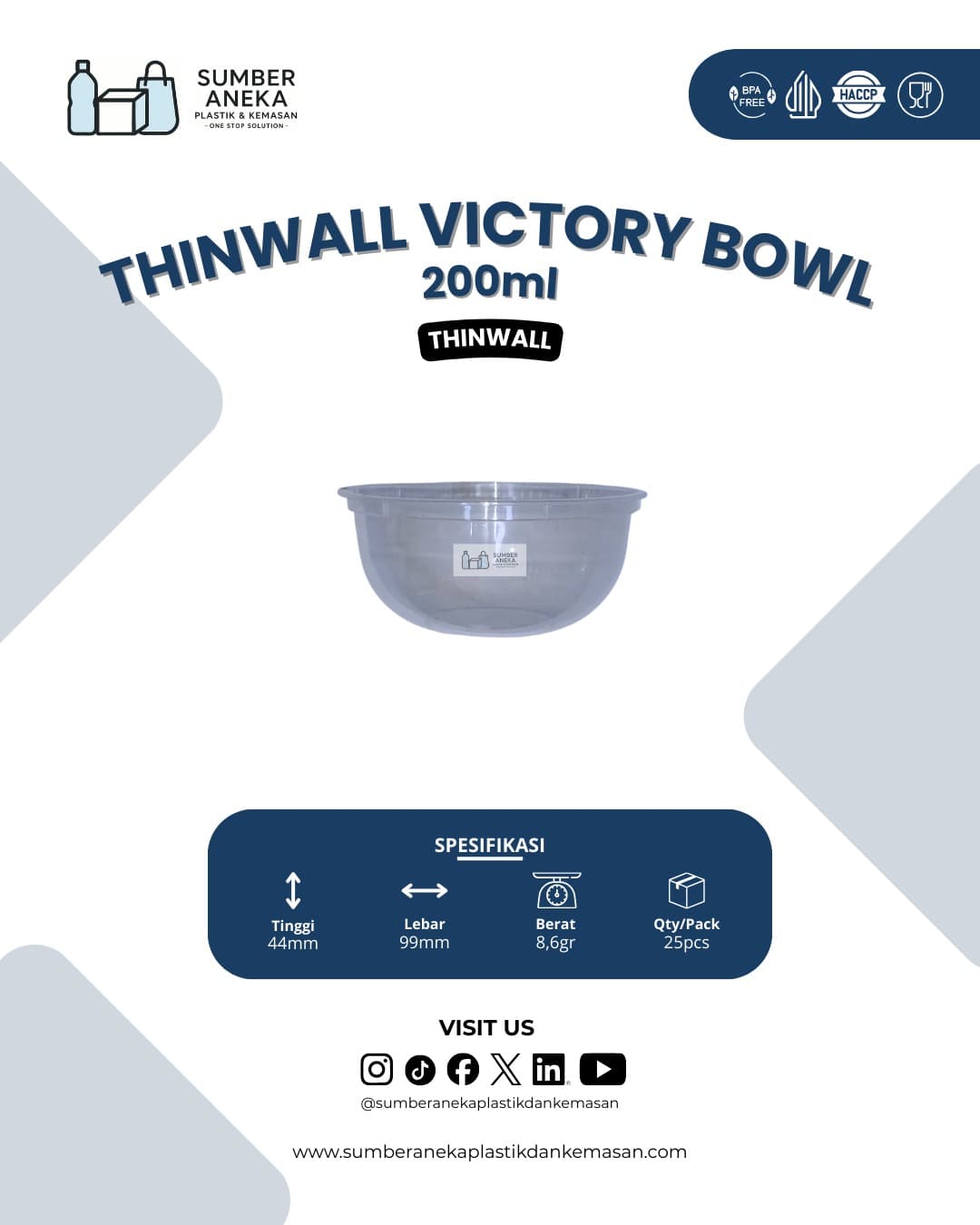 THINWALL VICTORY BOWL 200