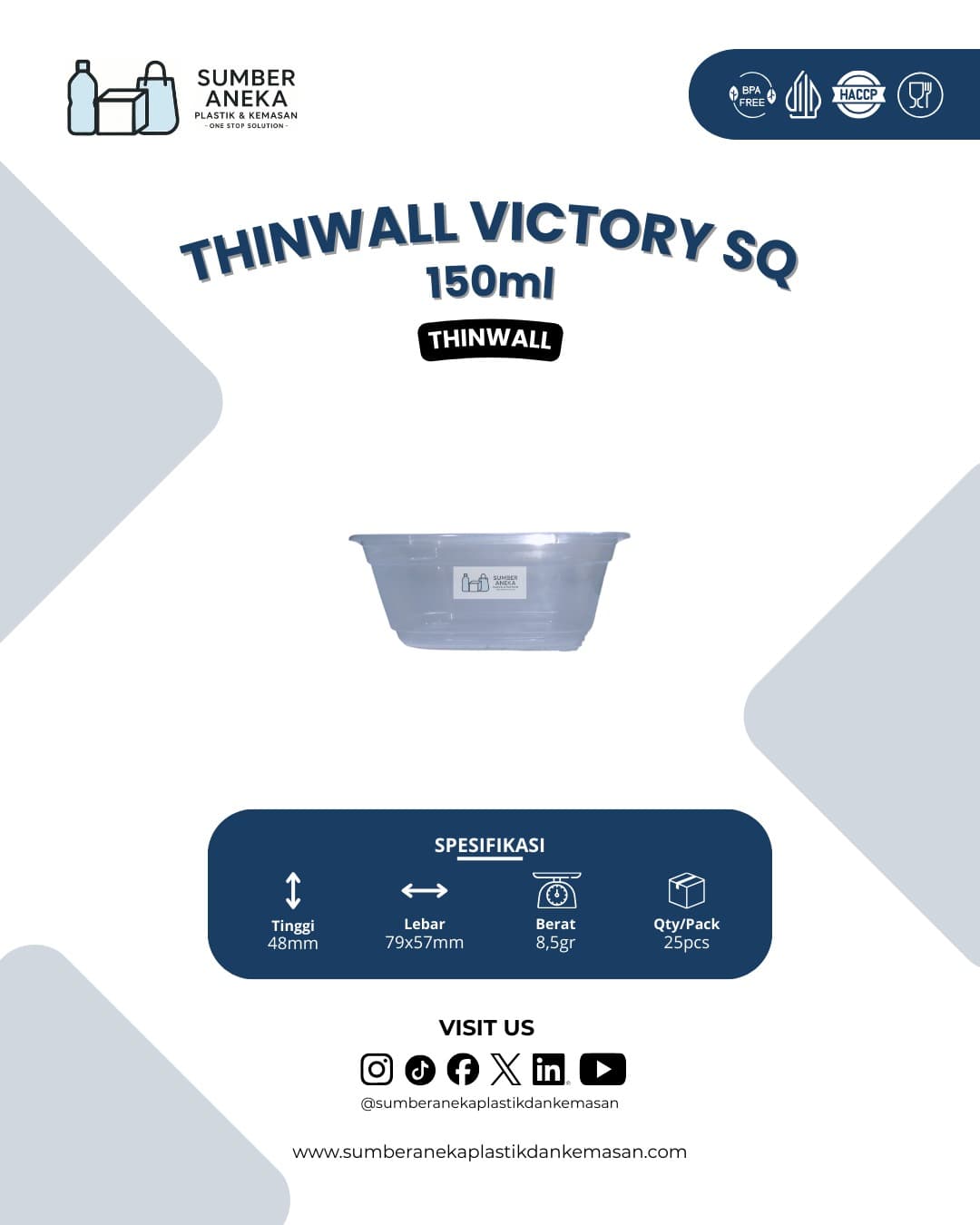 THINWALL VICTORY SQ 150