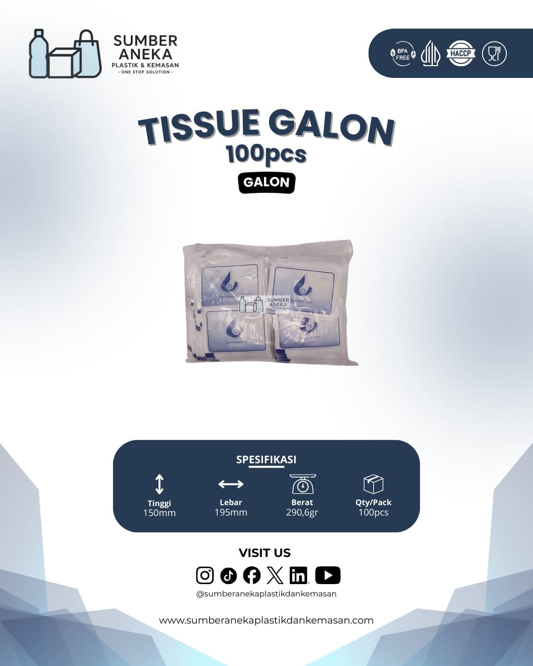 TISSUE GALON