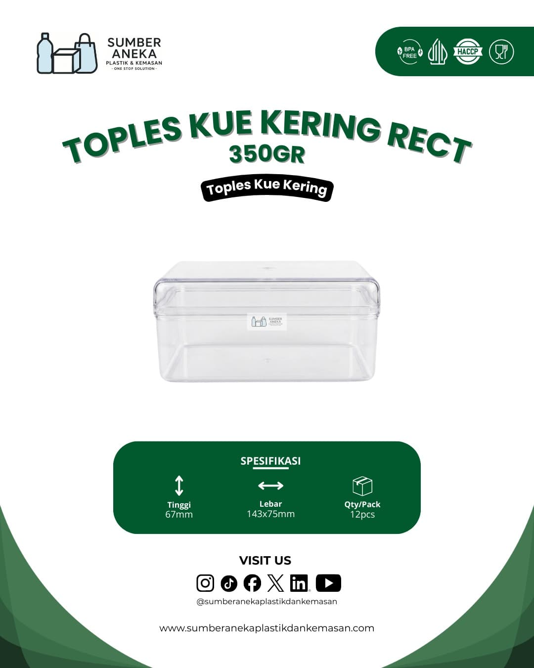 TOPLES KUE KERING RECT