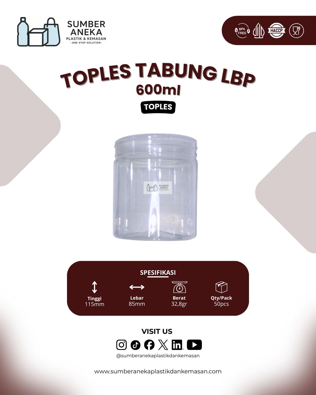 TOPLES TABUNG LBP